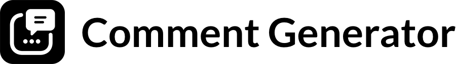 Comment Generator AI logo