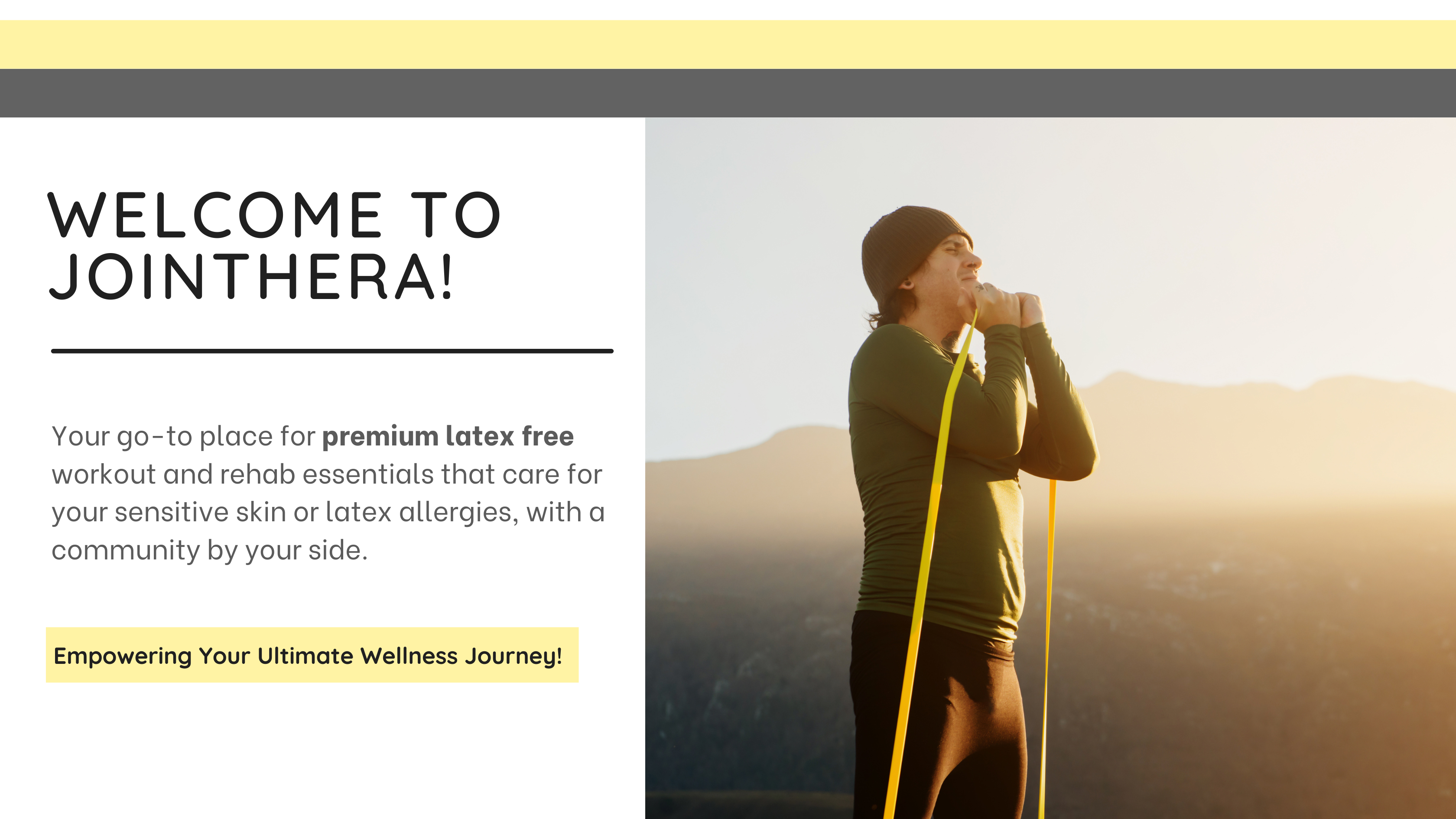 Premium Latex Free Resistance Bands, Recovery Gear & Community Support logo