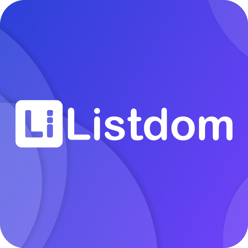 Listdom logo