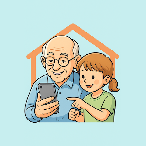 Senior Home - Easy Launcher logo