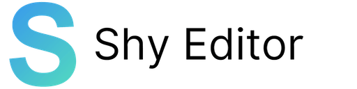 Shy Editor logo
