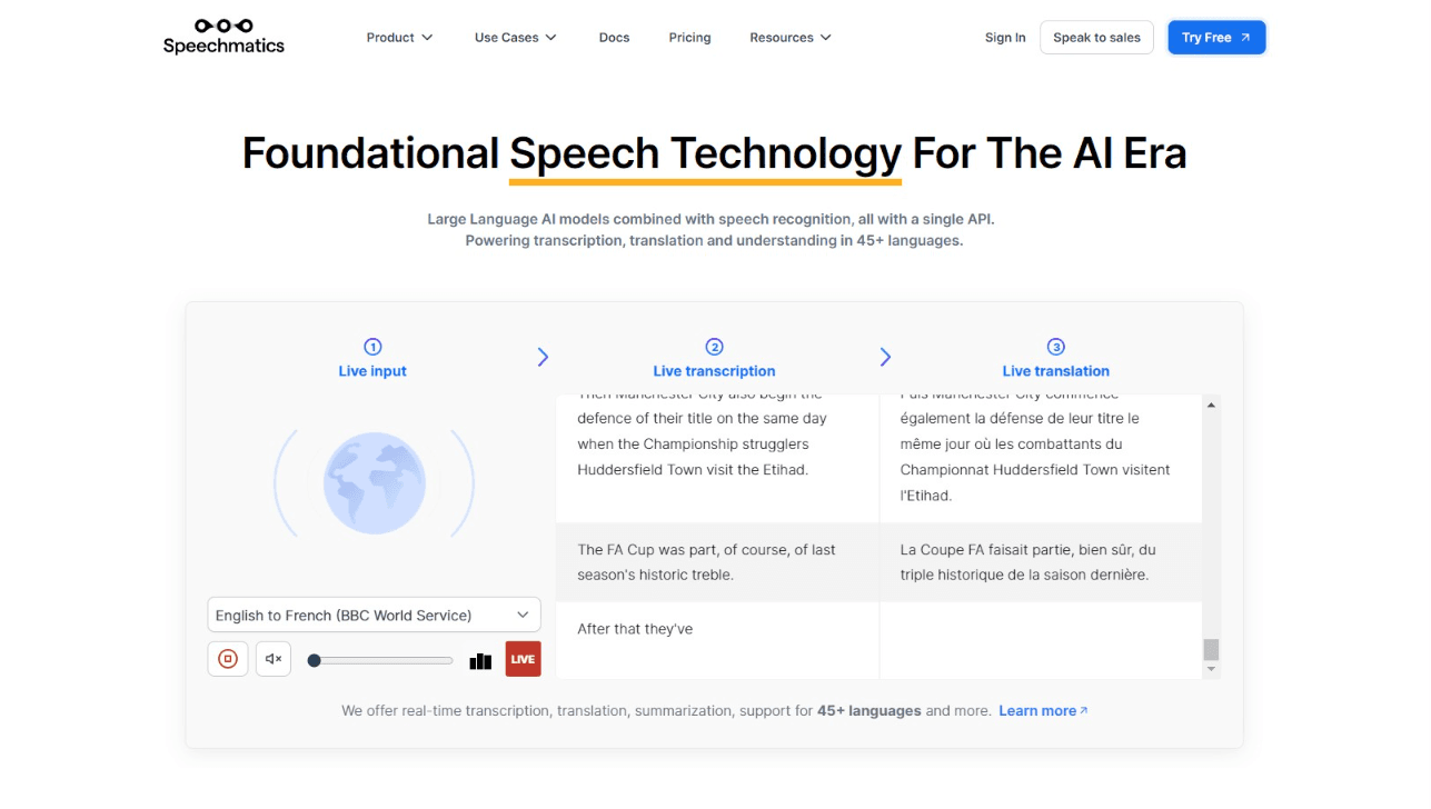 Speechmatics logo