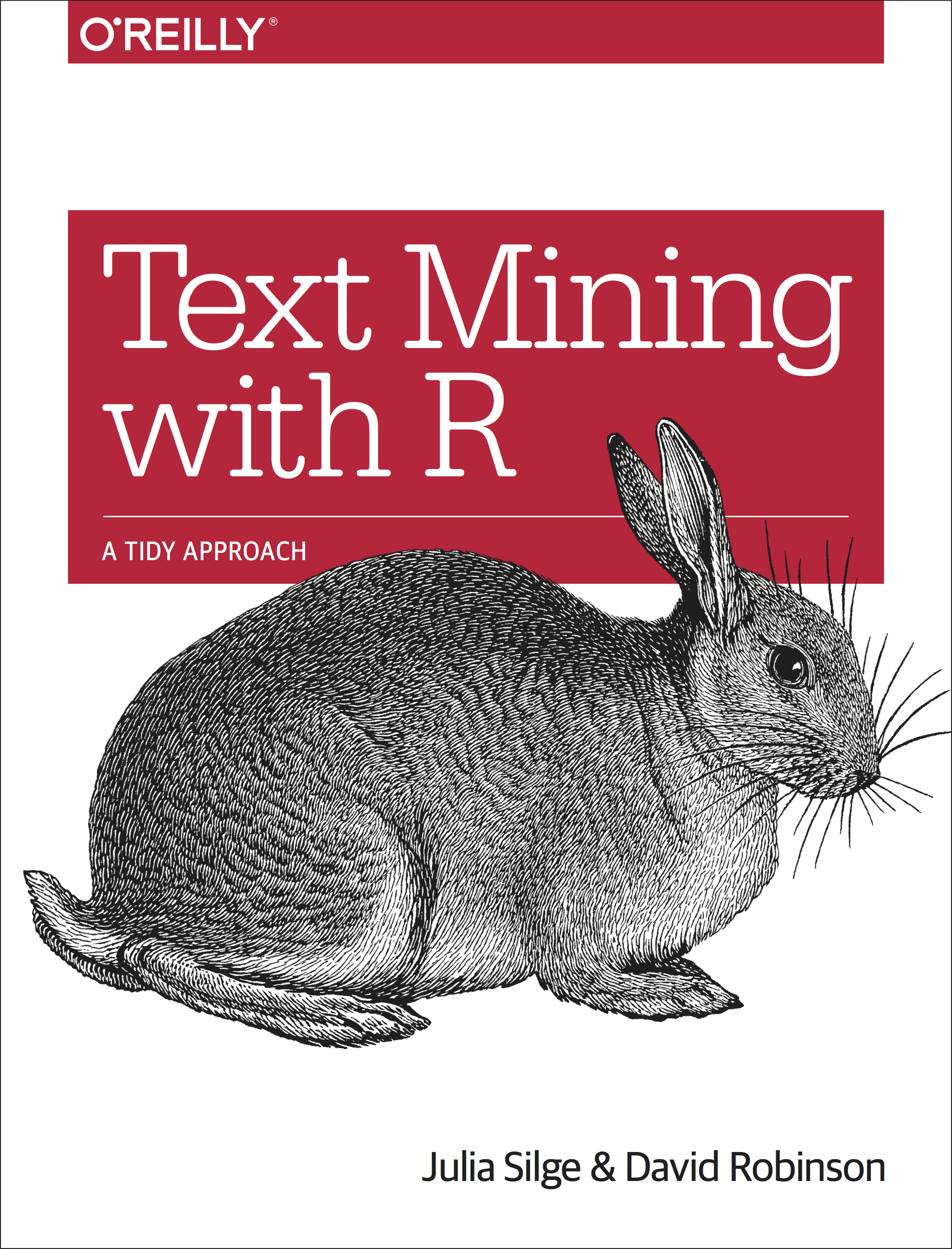Text Mining with R by Julia Silge and David Robinson logo
