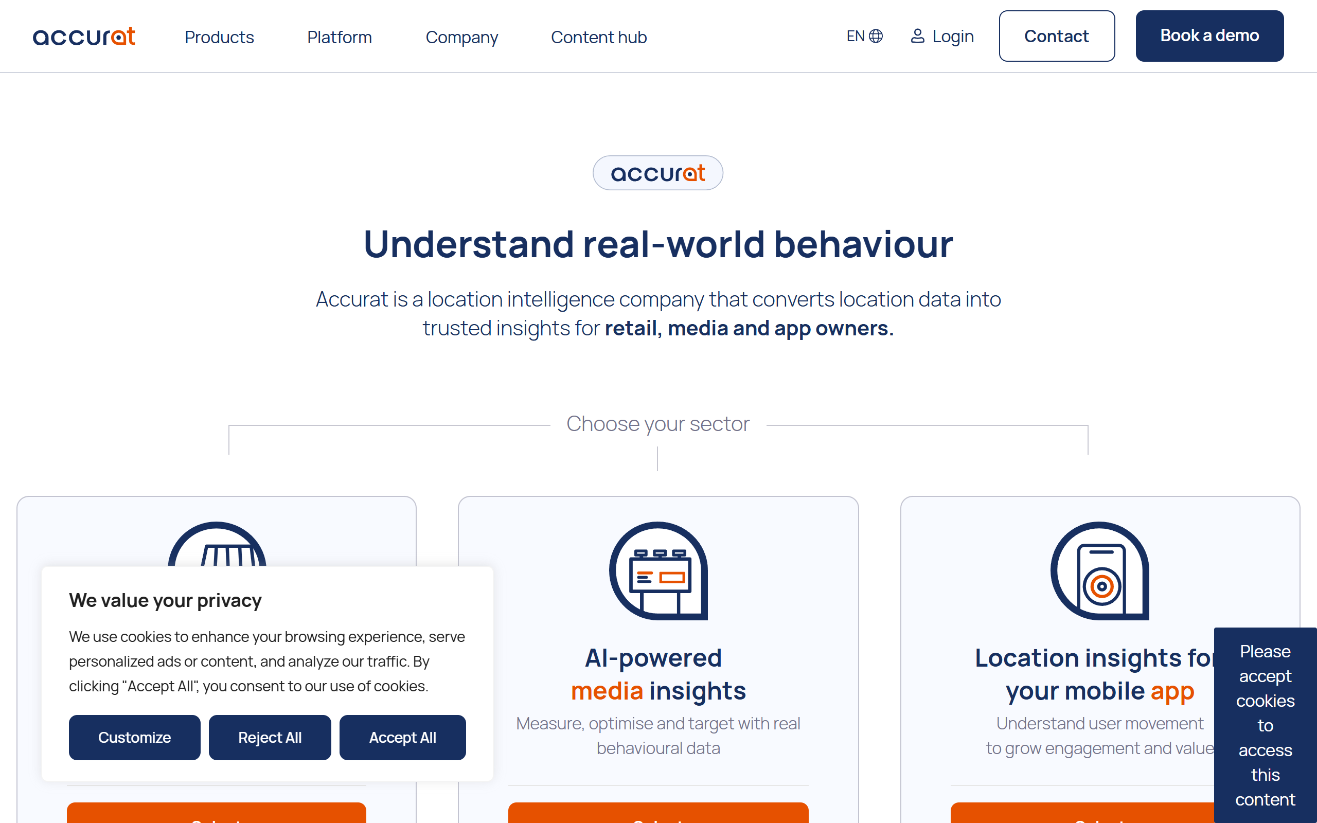 Accurat AI screenshot