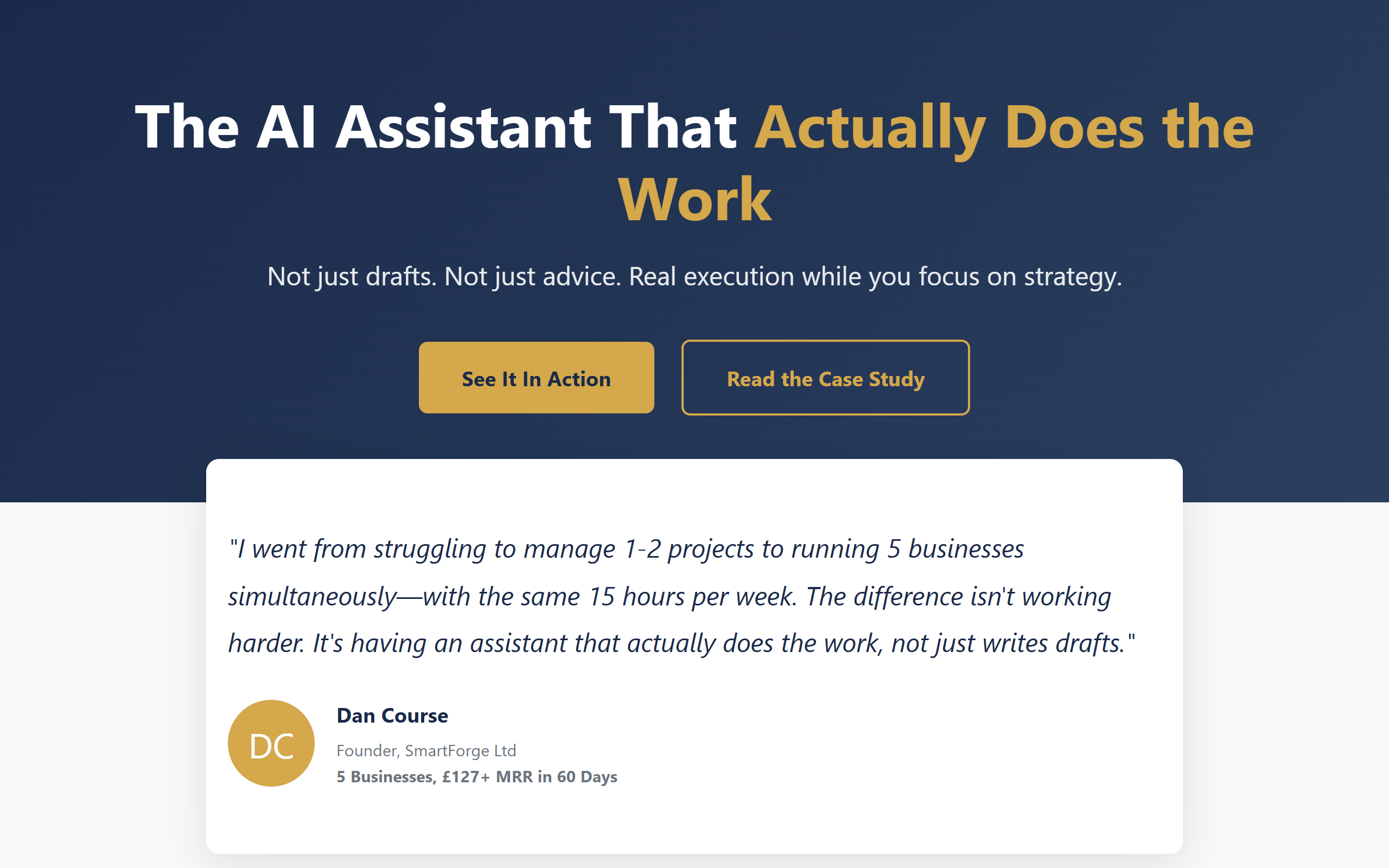 AI Assistant for SMBs screenshot