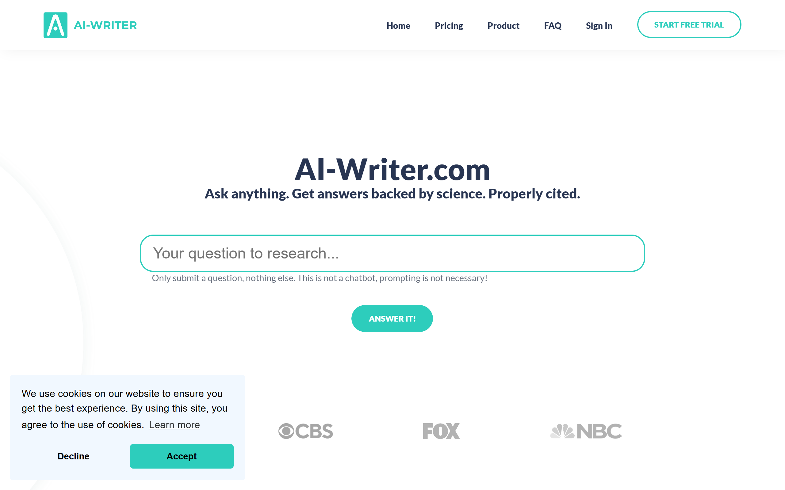 AI-Writer.com screenshot