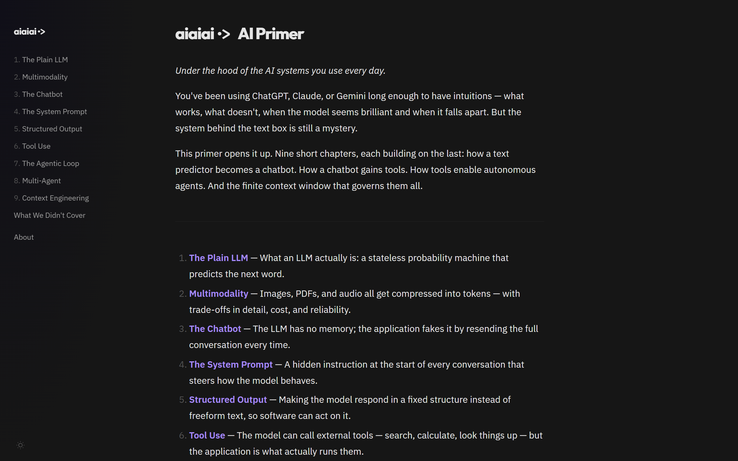 Aiaiai.guide screenshot