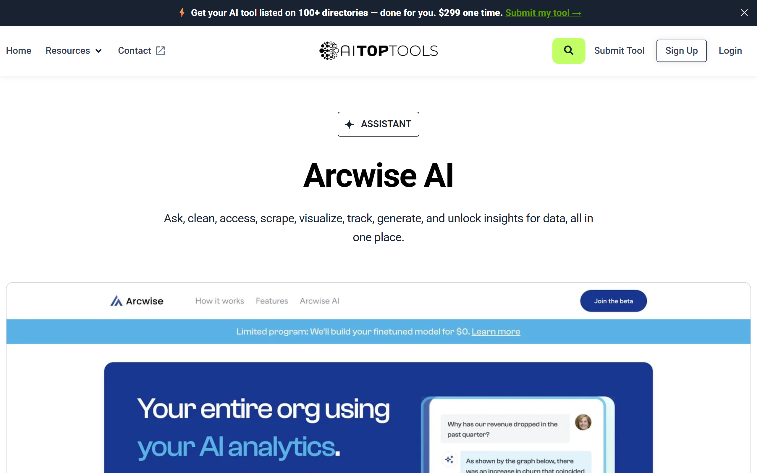Arcwise AI screenshot