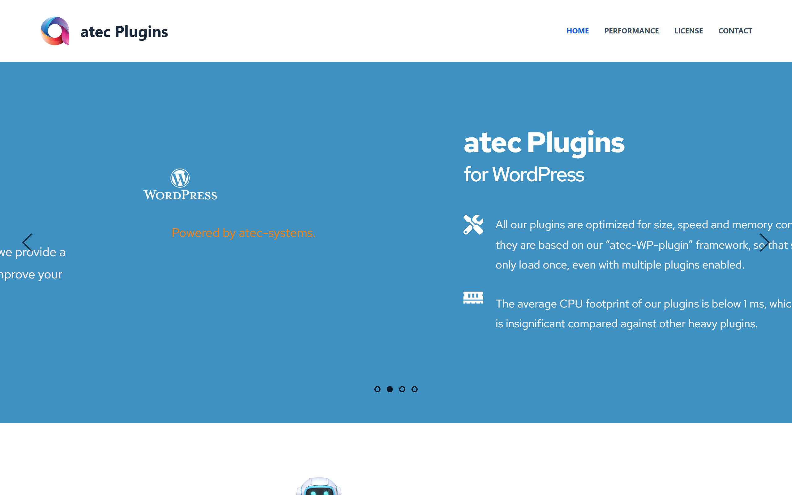 atec Plugins for WordPress screenshot
