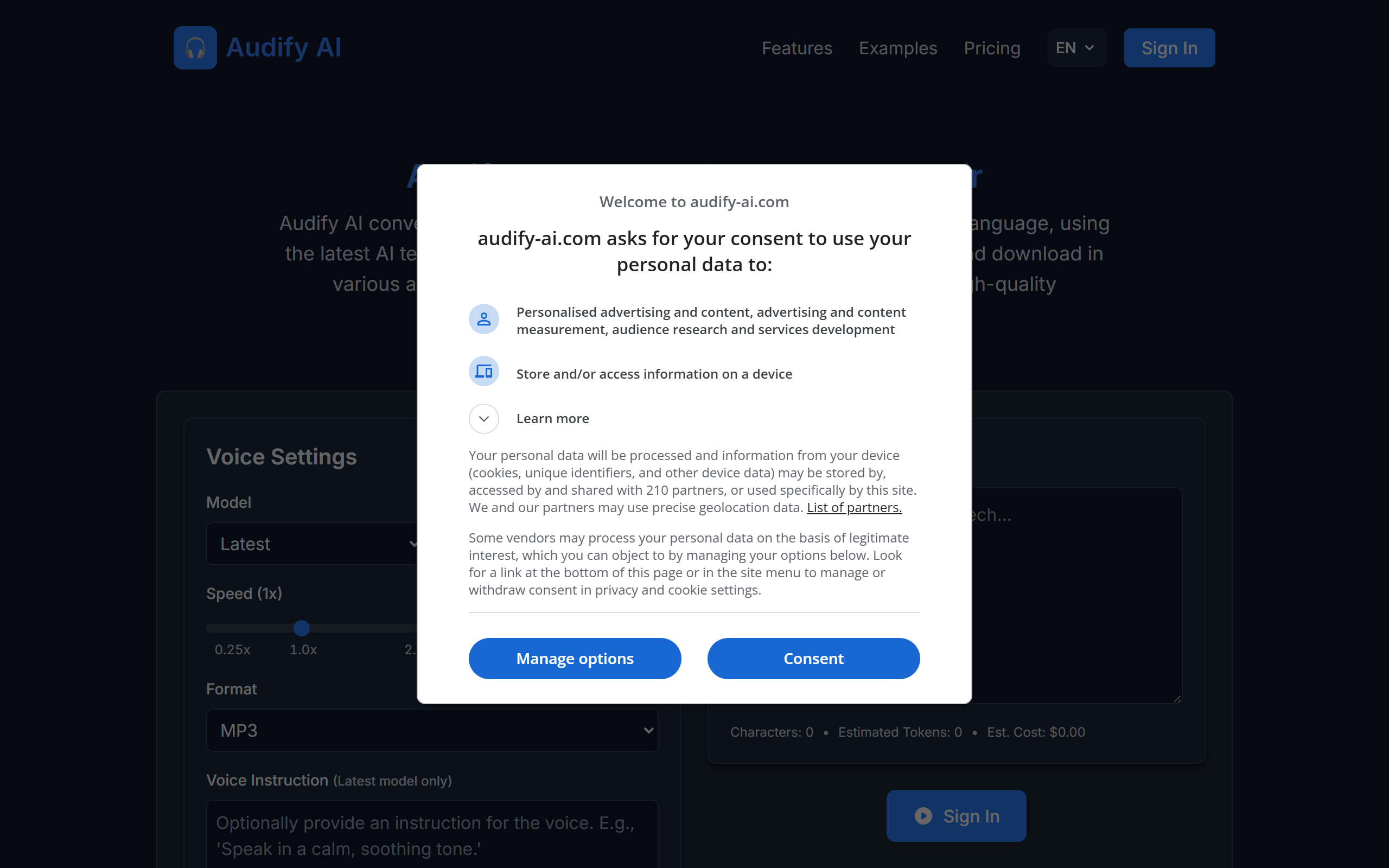Audify AI screenshot