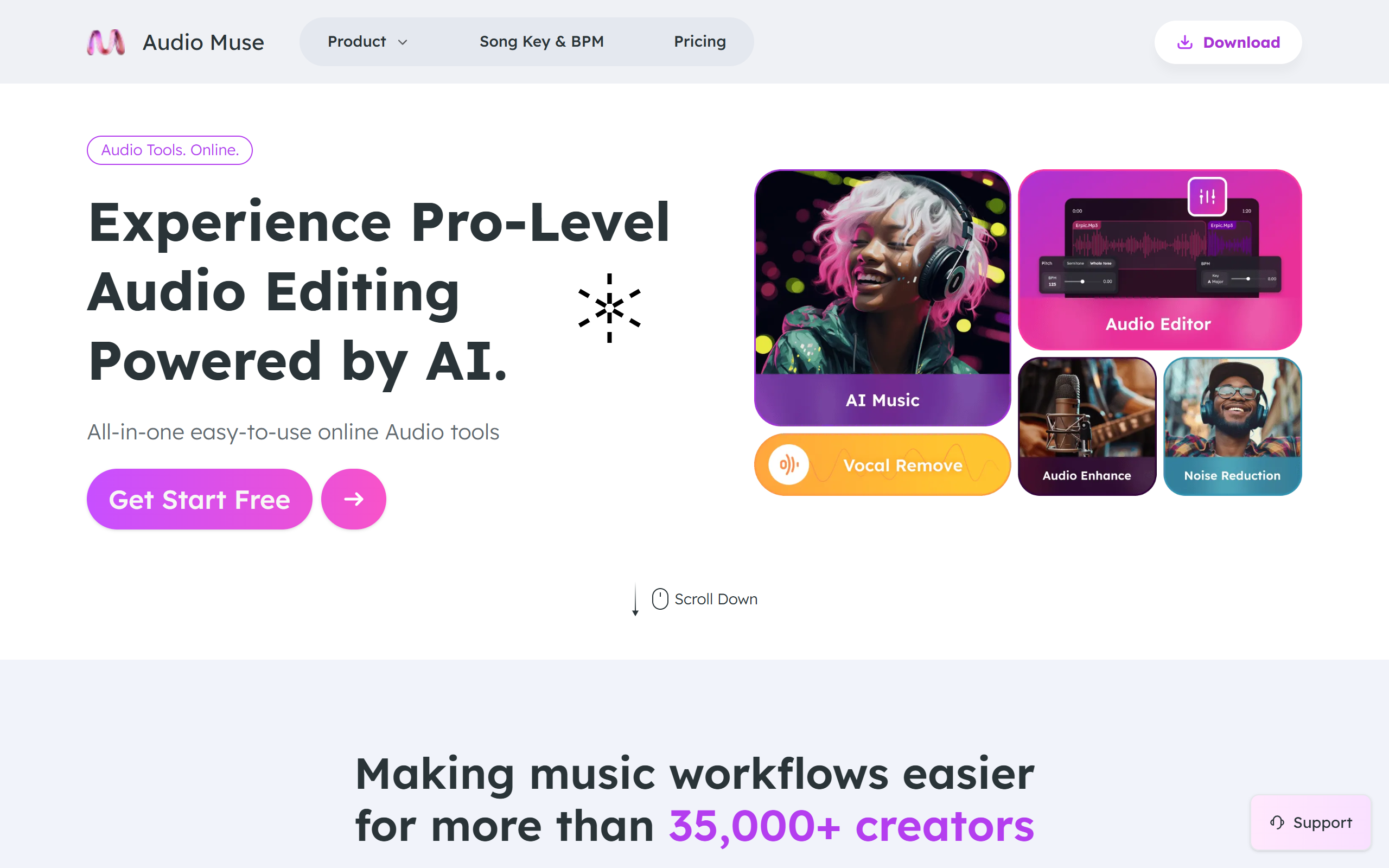 Audio Muse screenshot