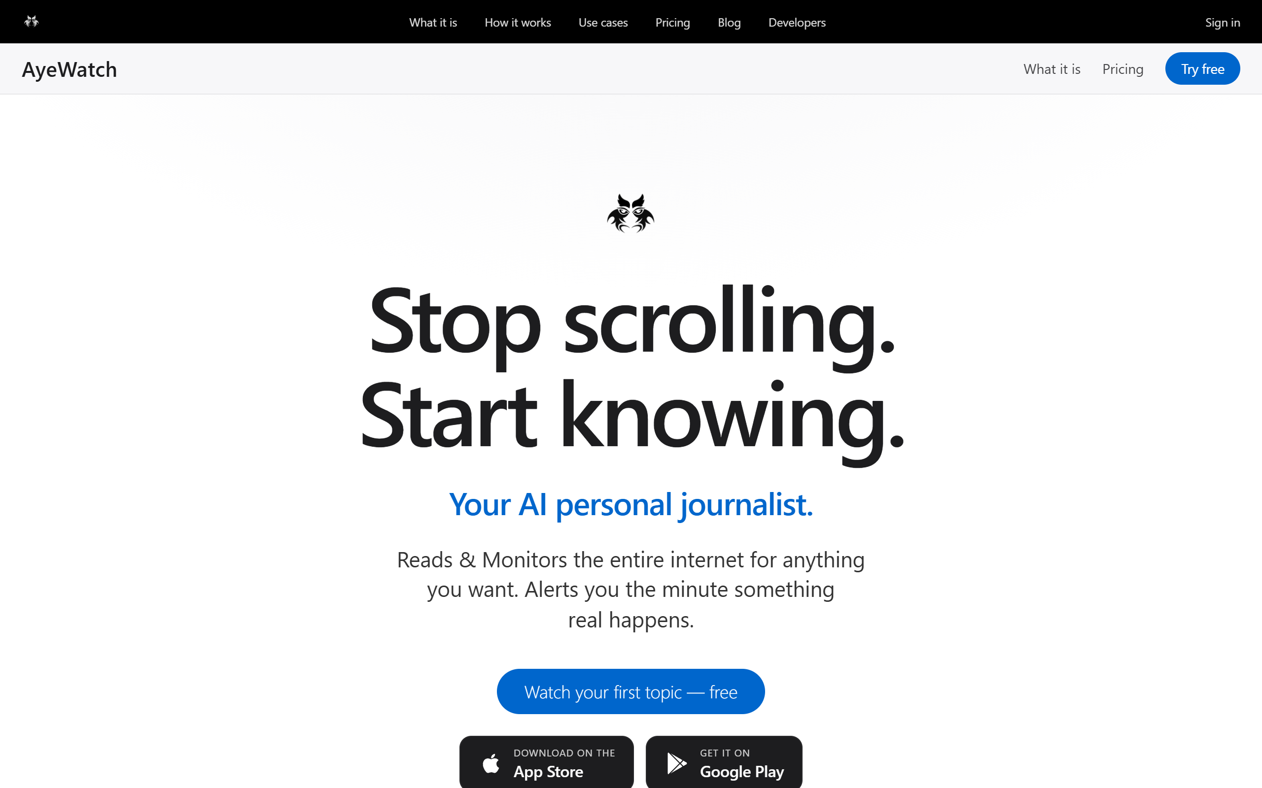 AyeWatch screenshot
