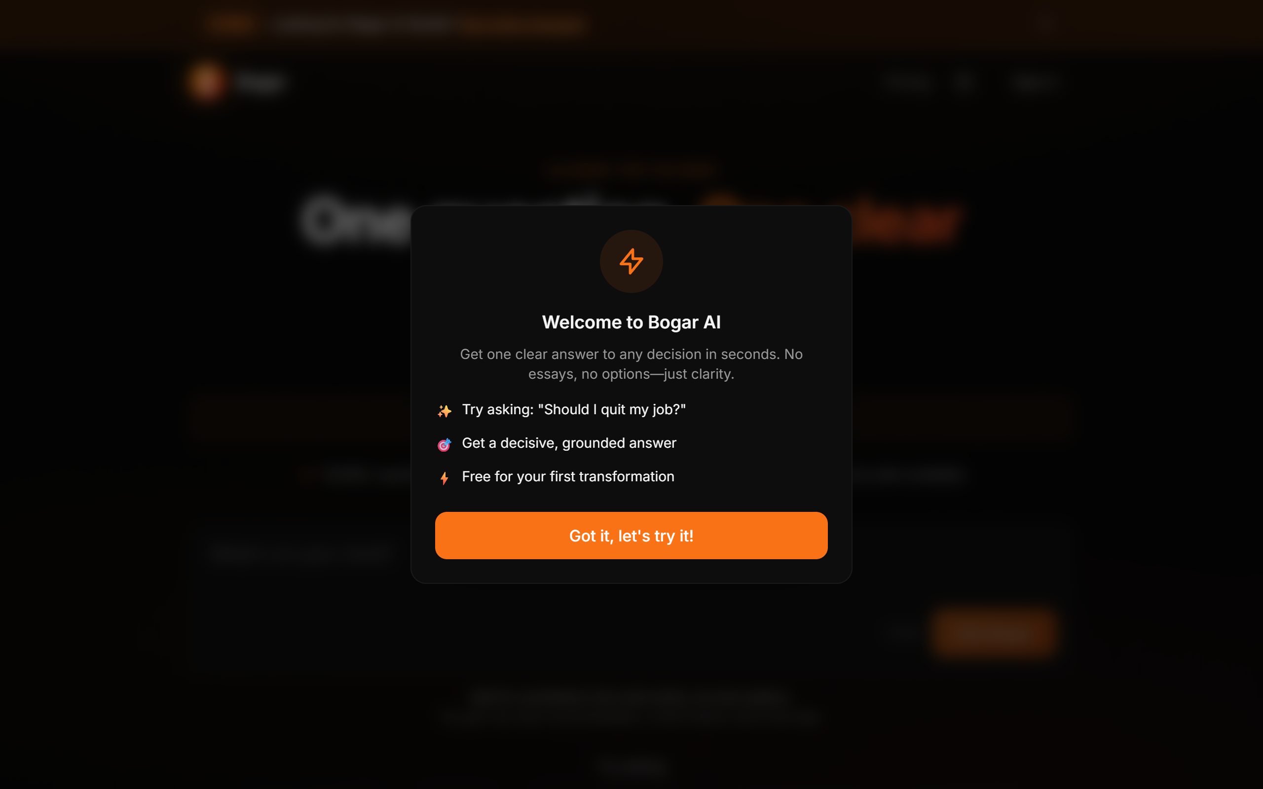 Bogar.AI screenshot