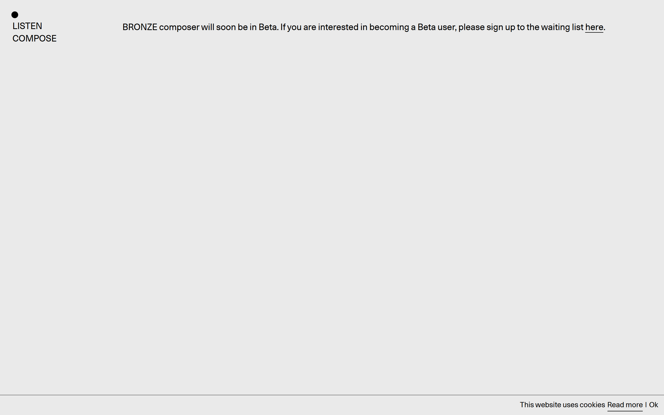 Bronze screenshot