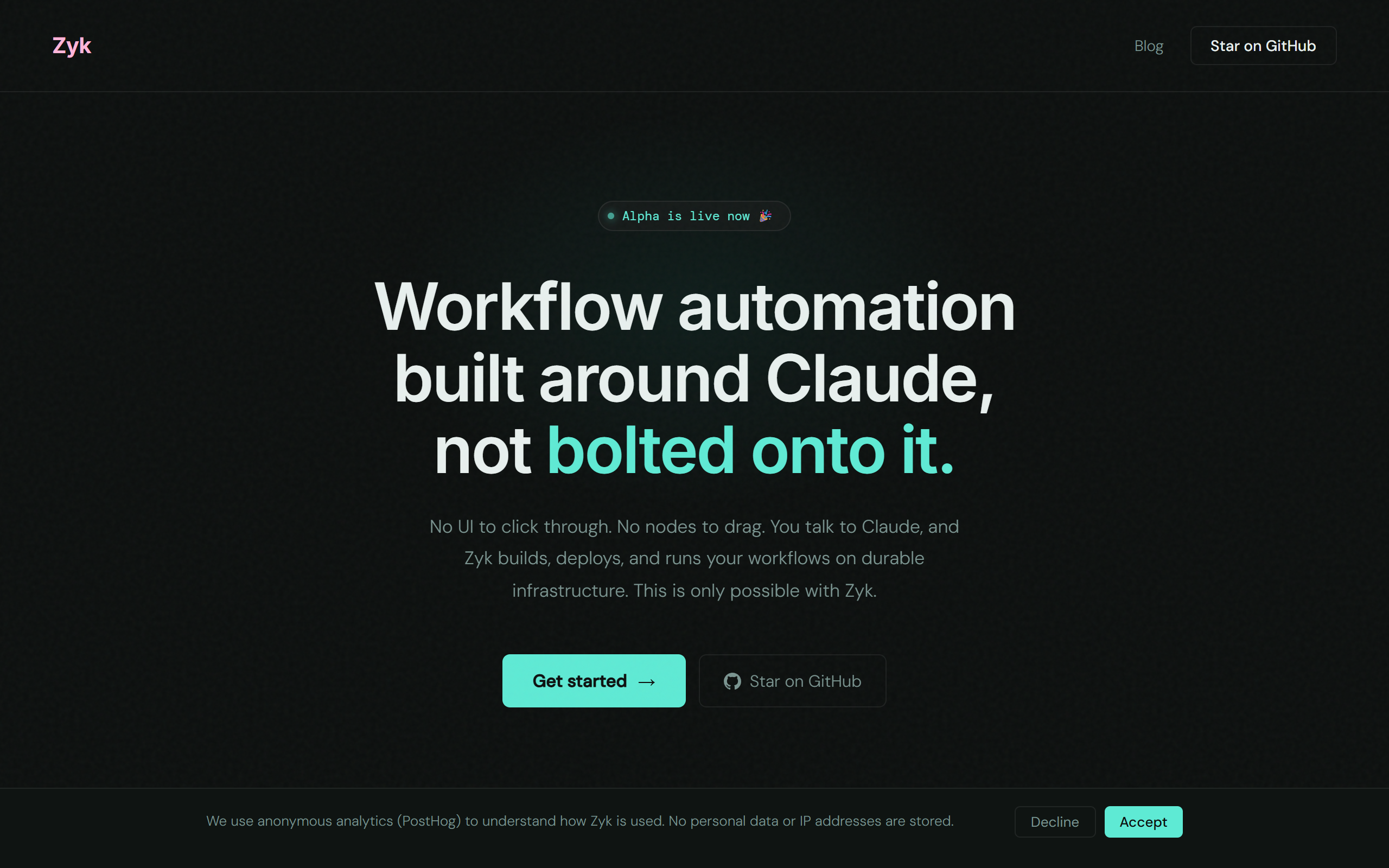 Build and manage durable workflows by talking to Claude screenshot