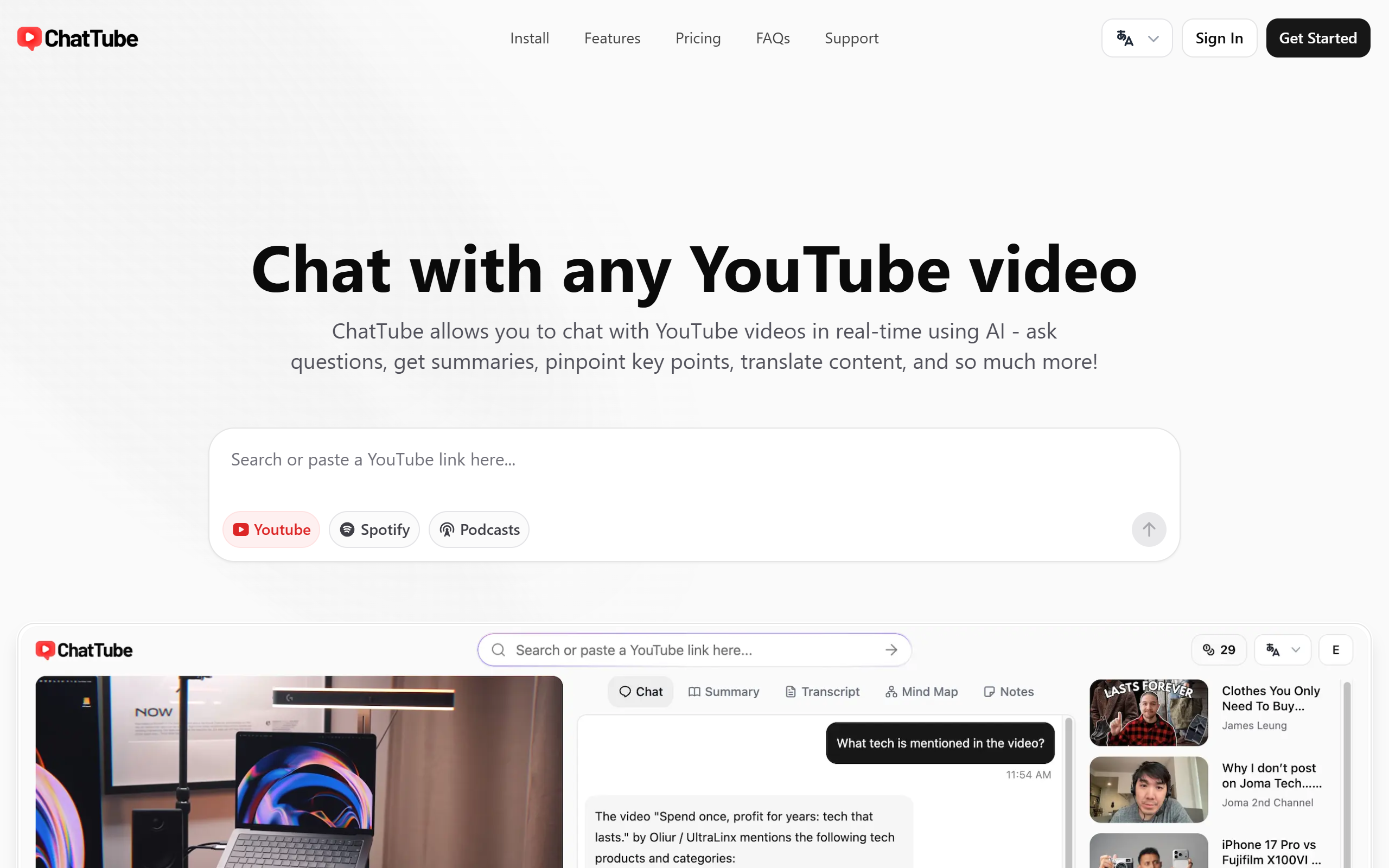 Chat Tube screenshot