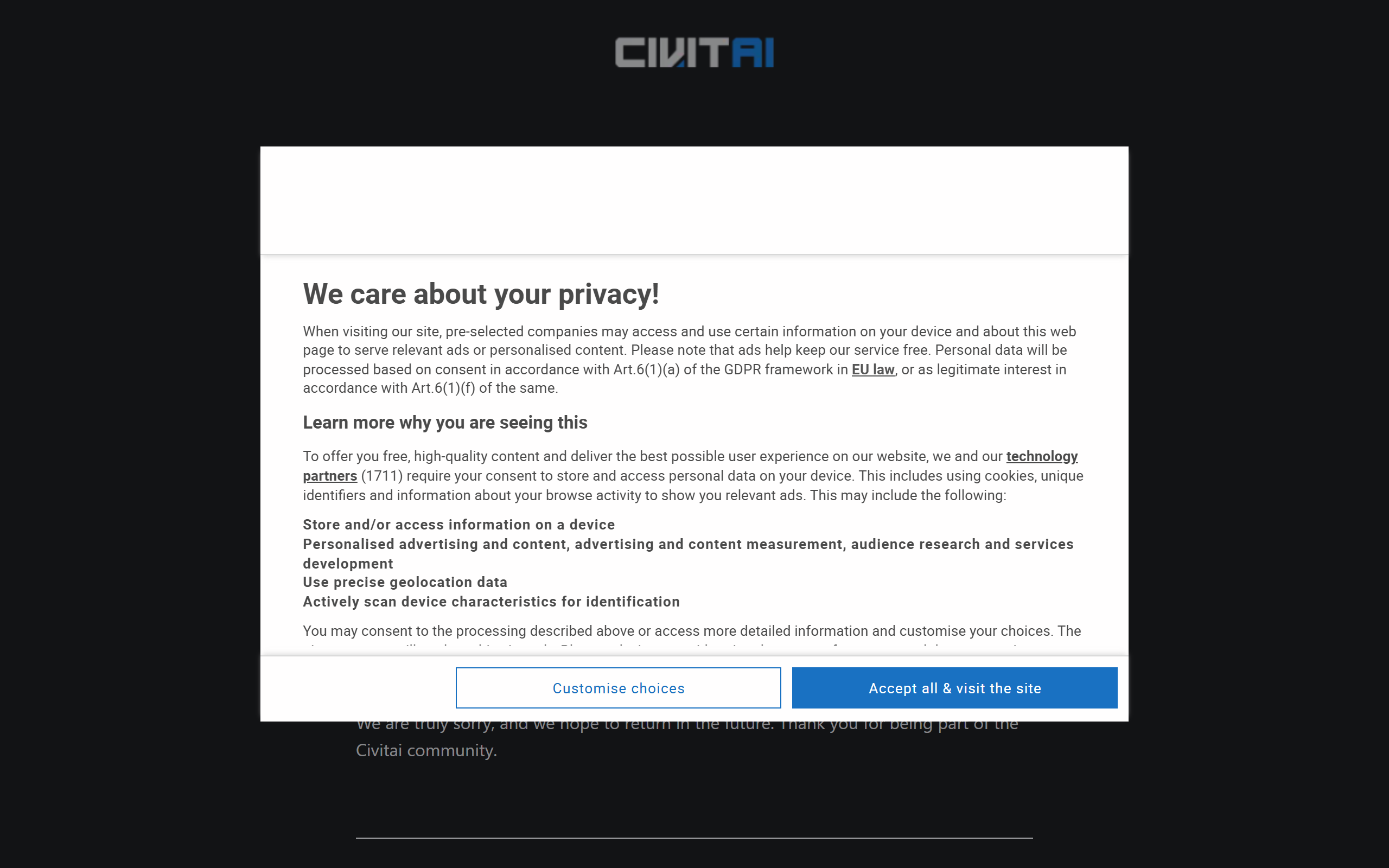 Civitai screenshot