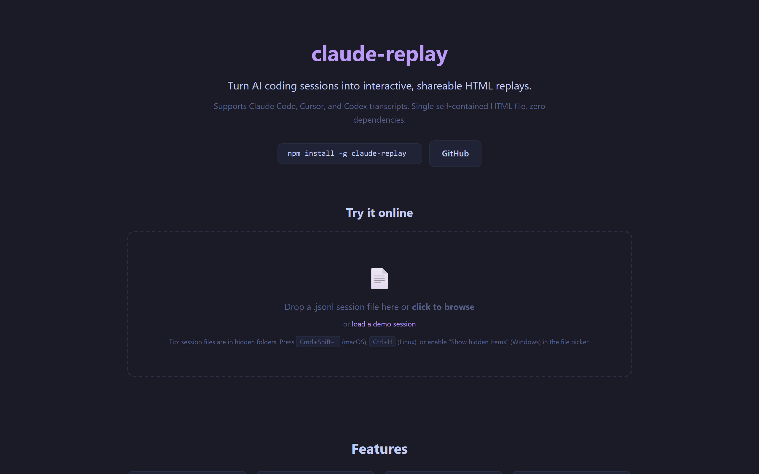 Claude screenshot