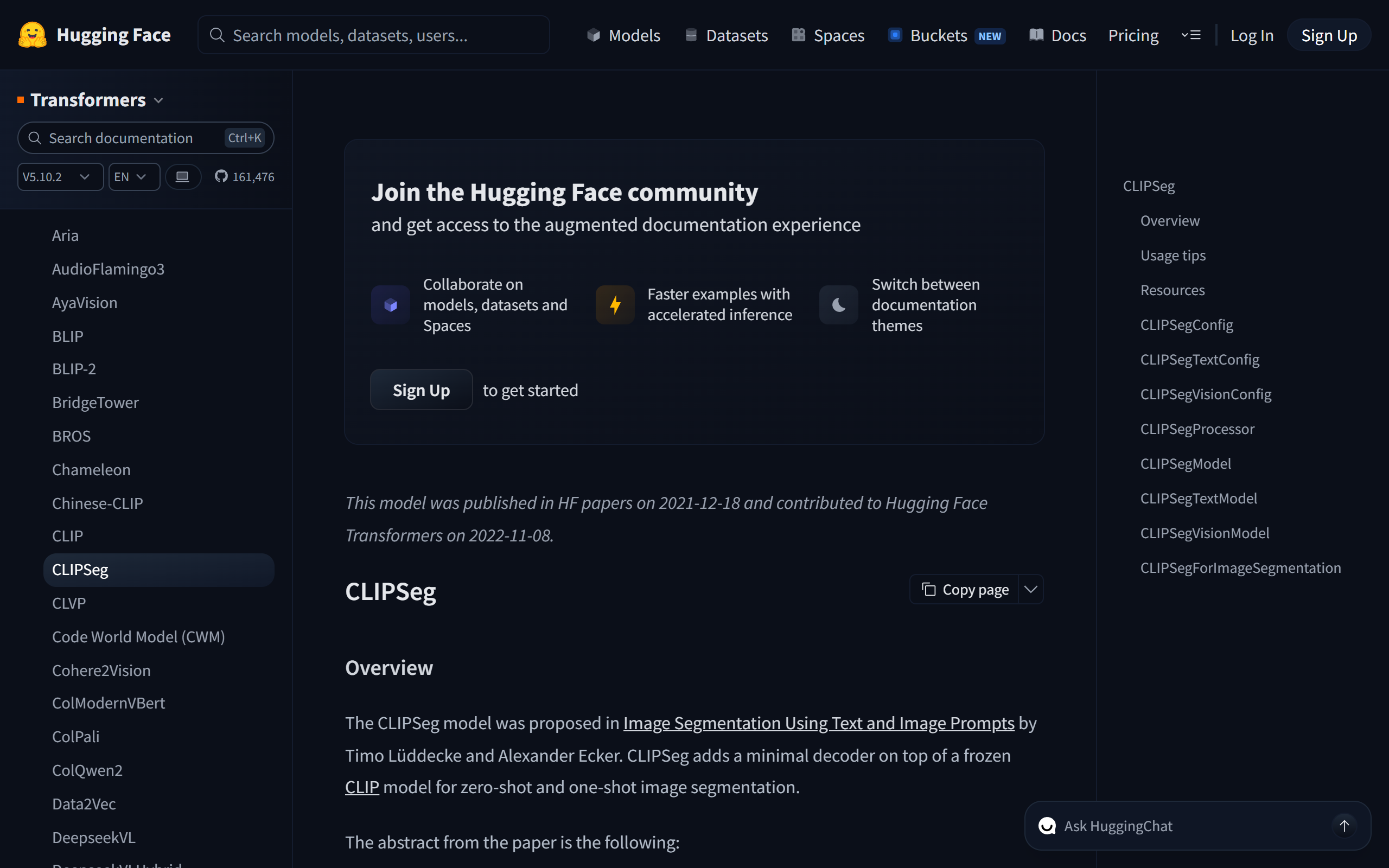 CLIPSeg screenshot