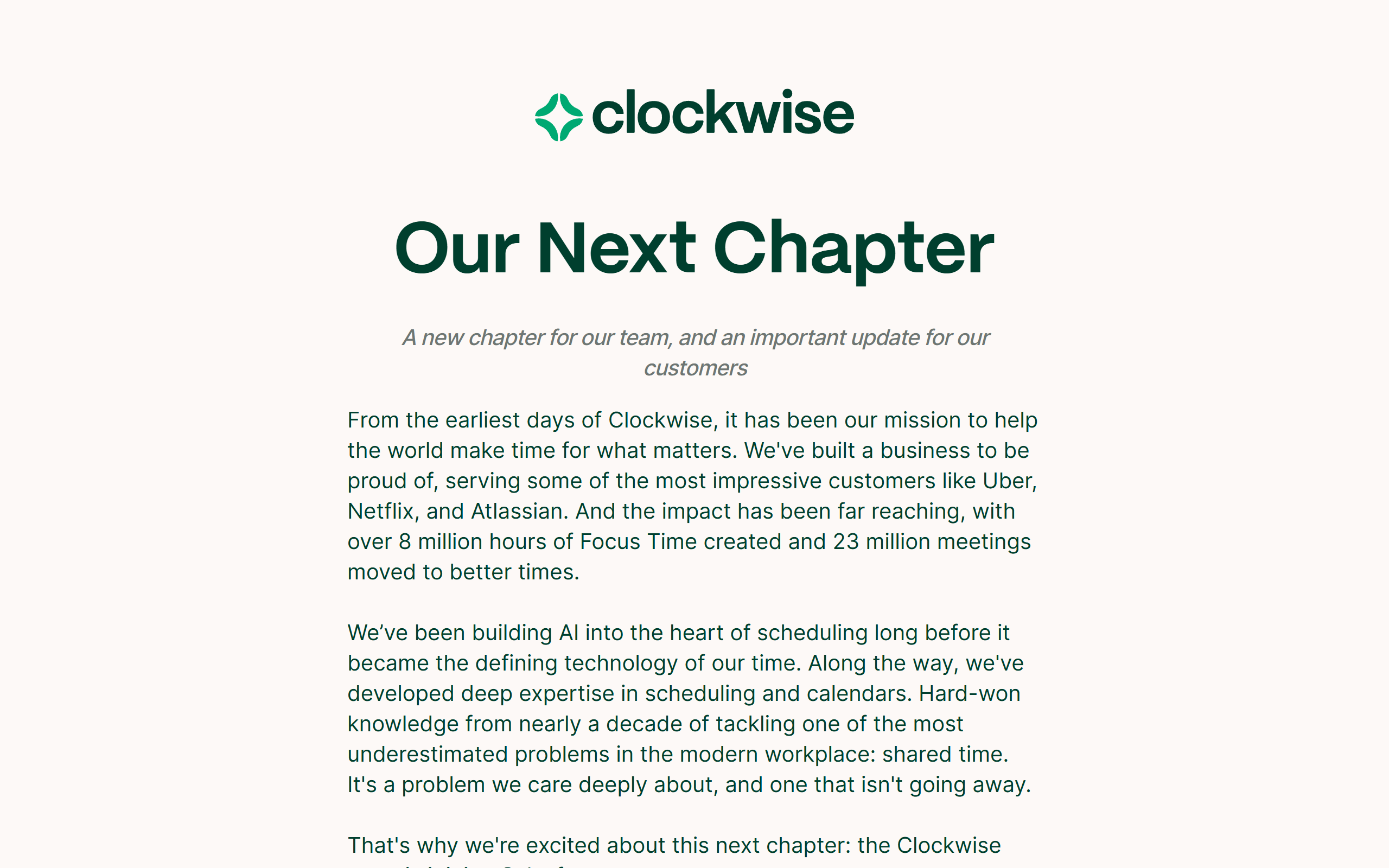 Clockwise screenshot