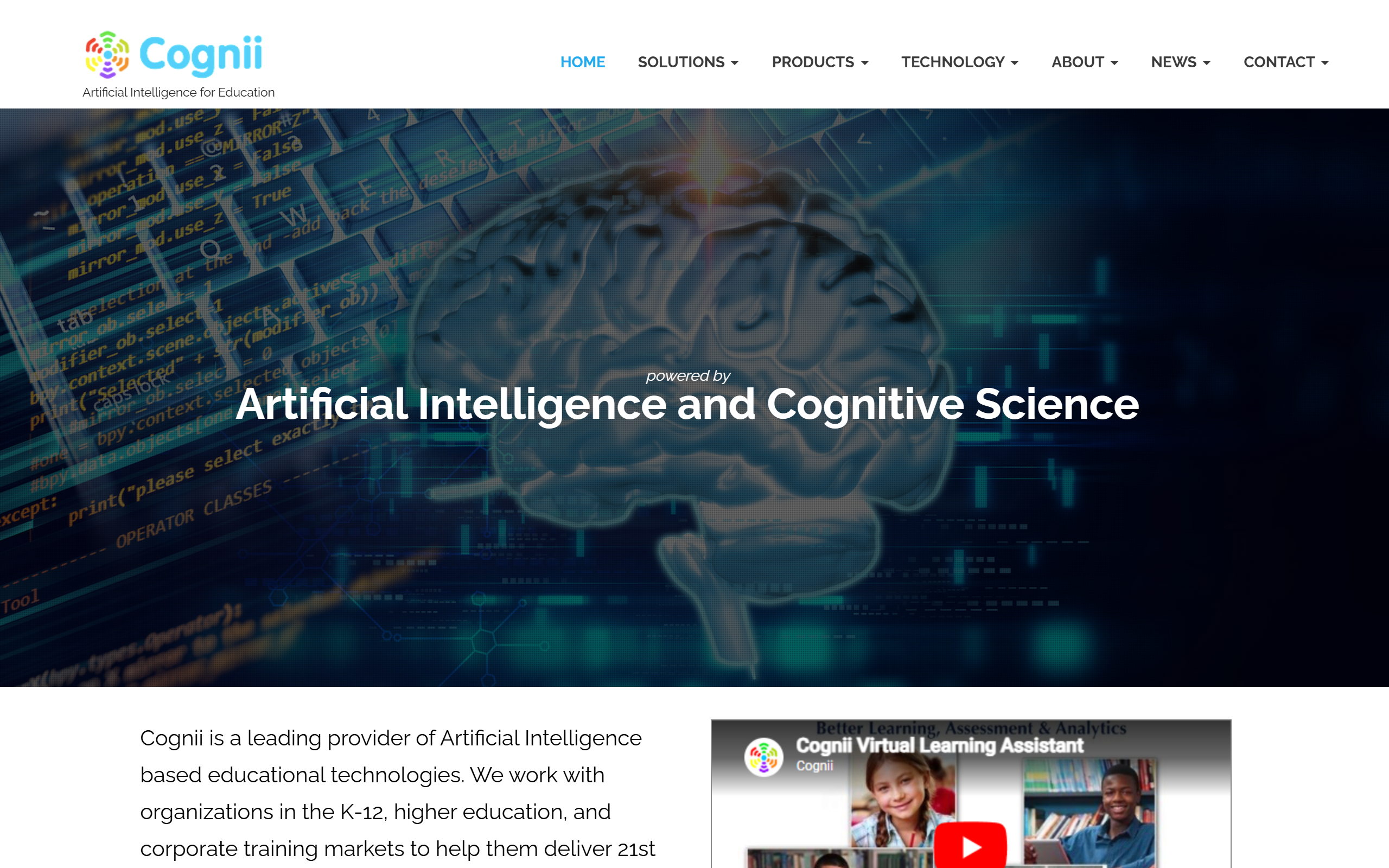 Cognii screenshot