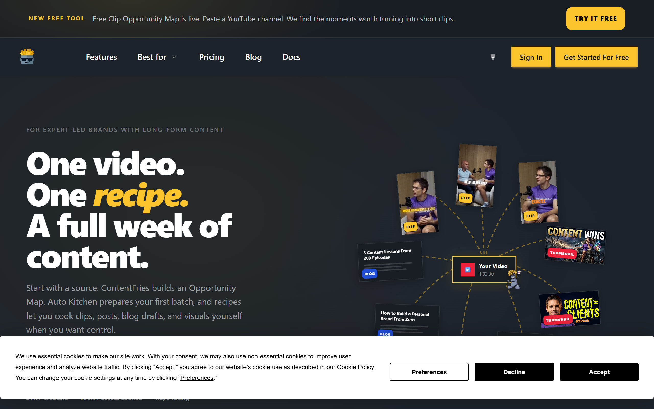 ContentFries screenshot