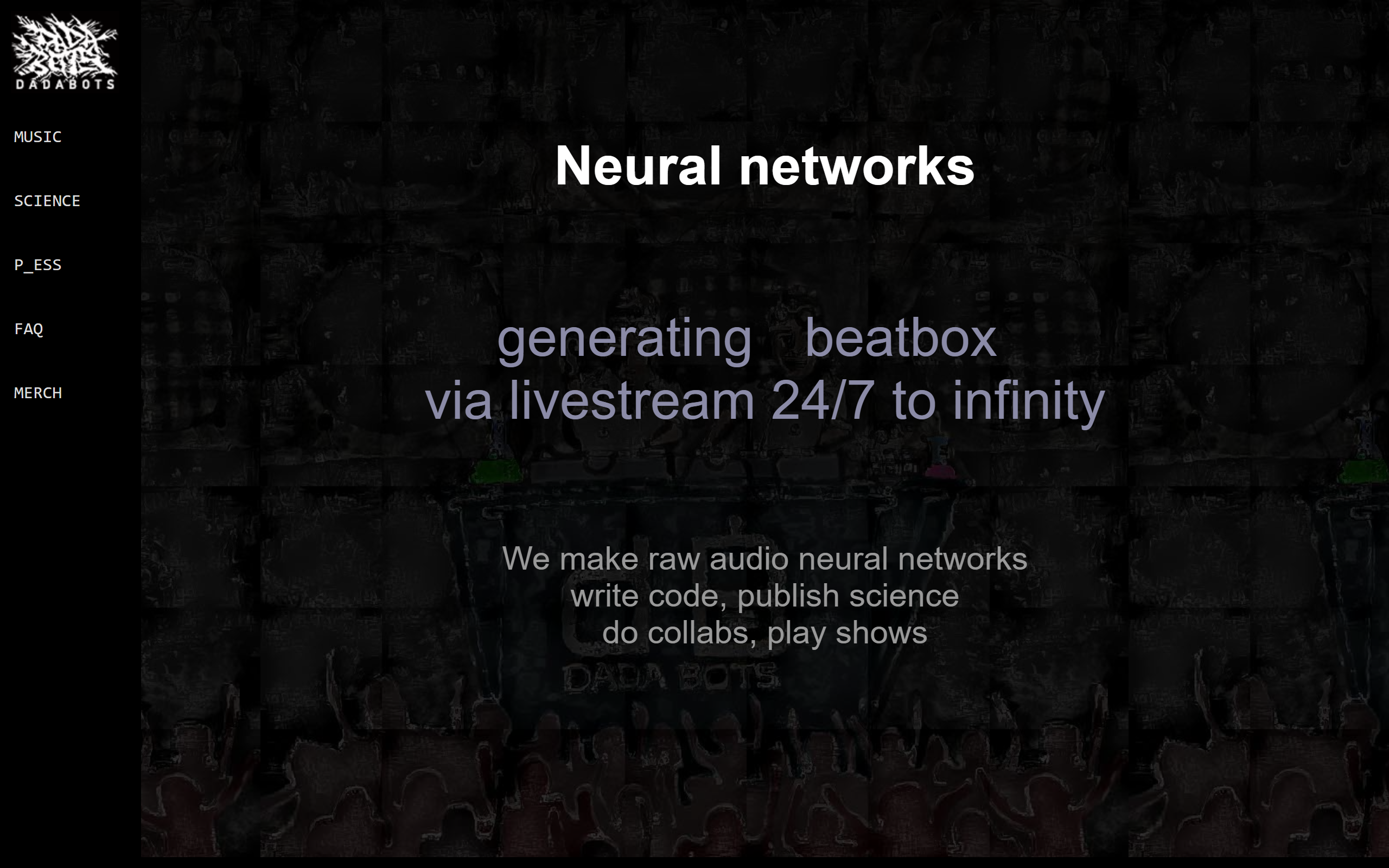 Dadabots screenshot