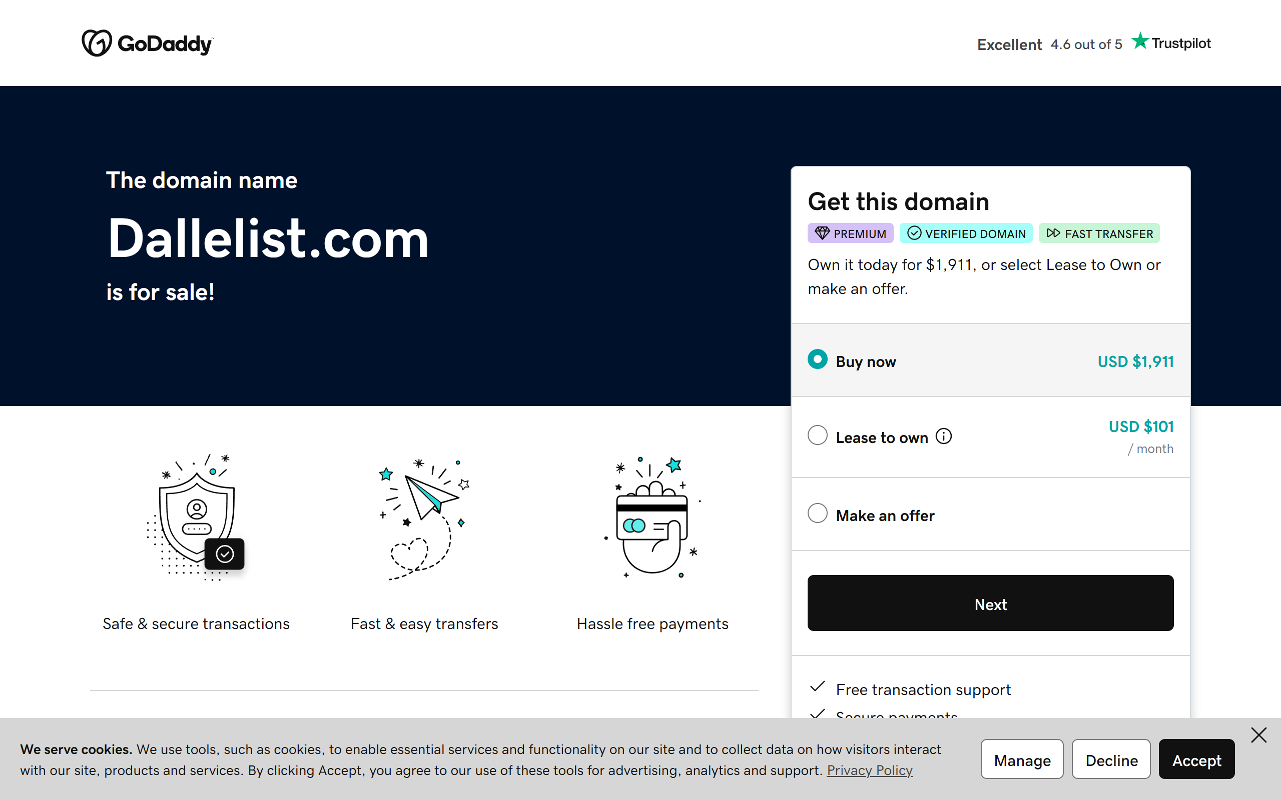Dallelist screenshot