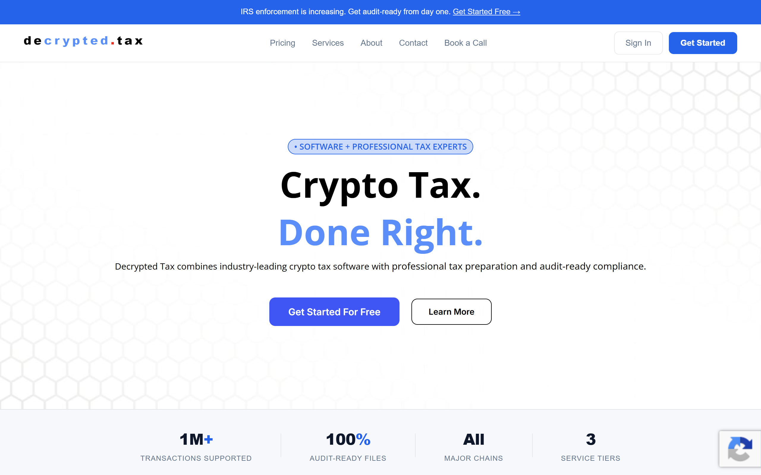 Decrypted Tax screenshot