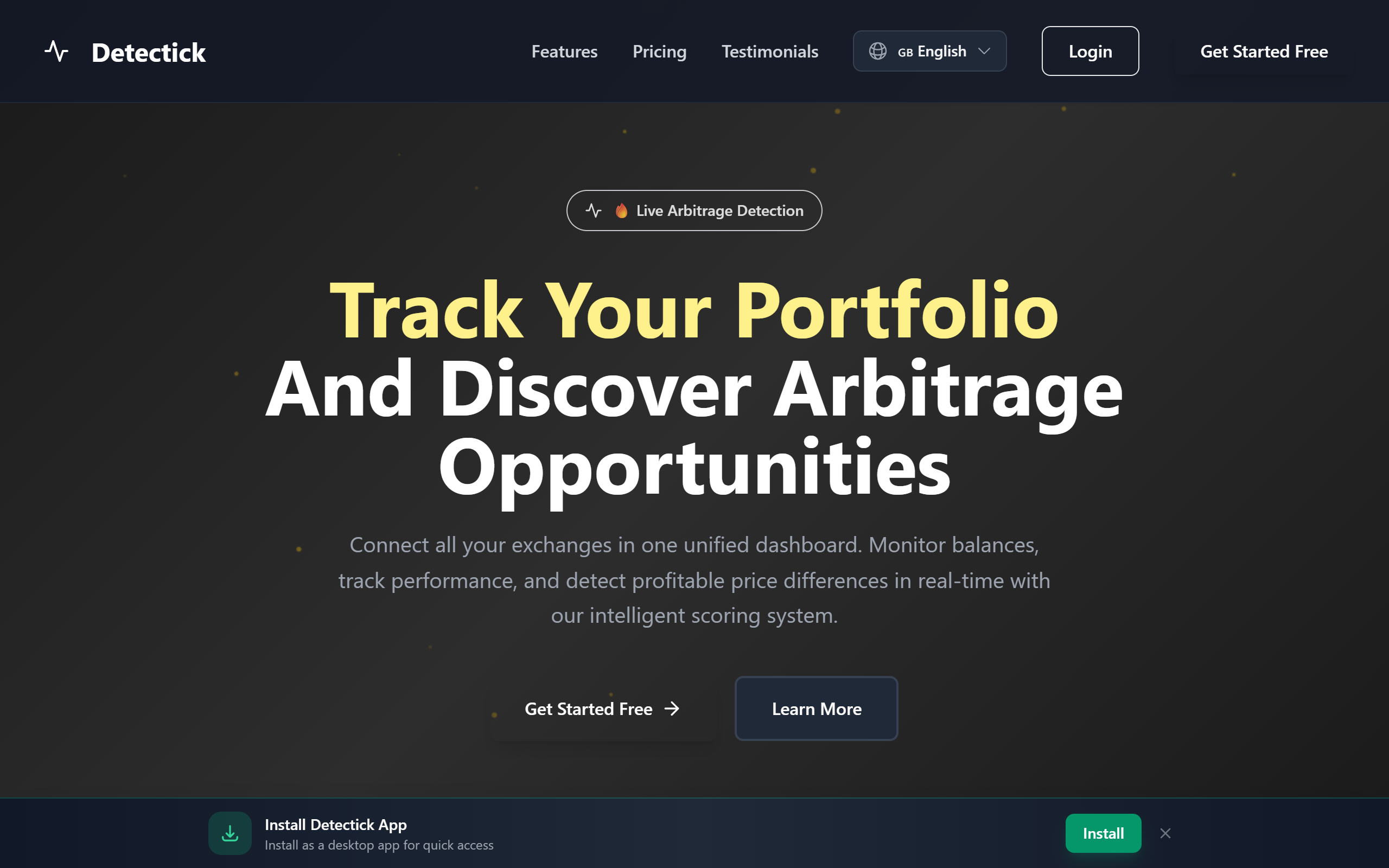 Detectick screenshot