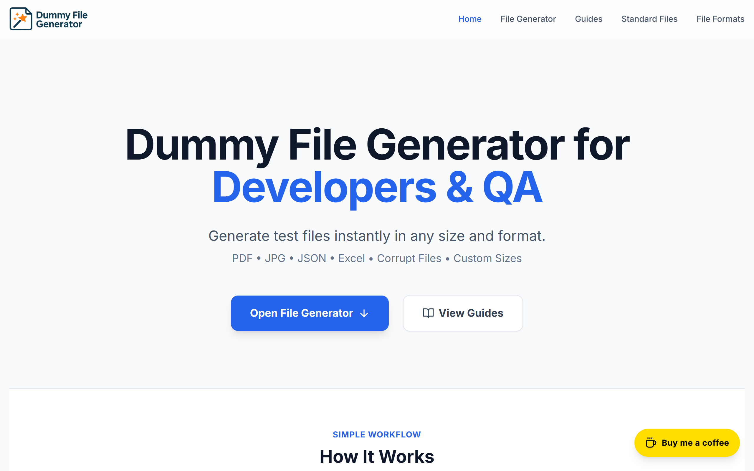 Dummy File Generator screenshot