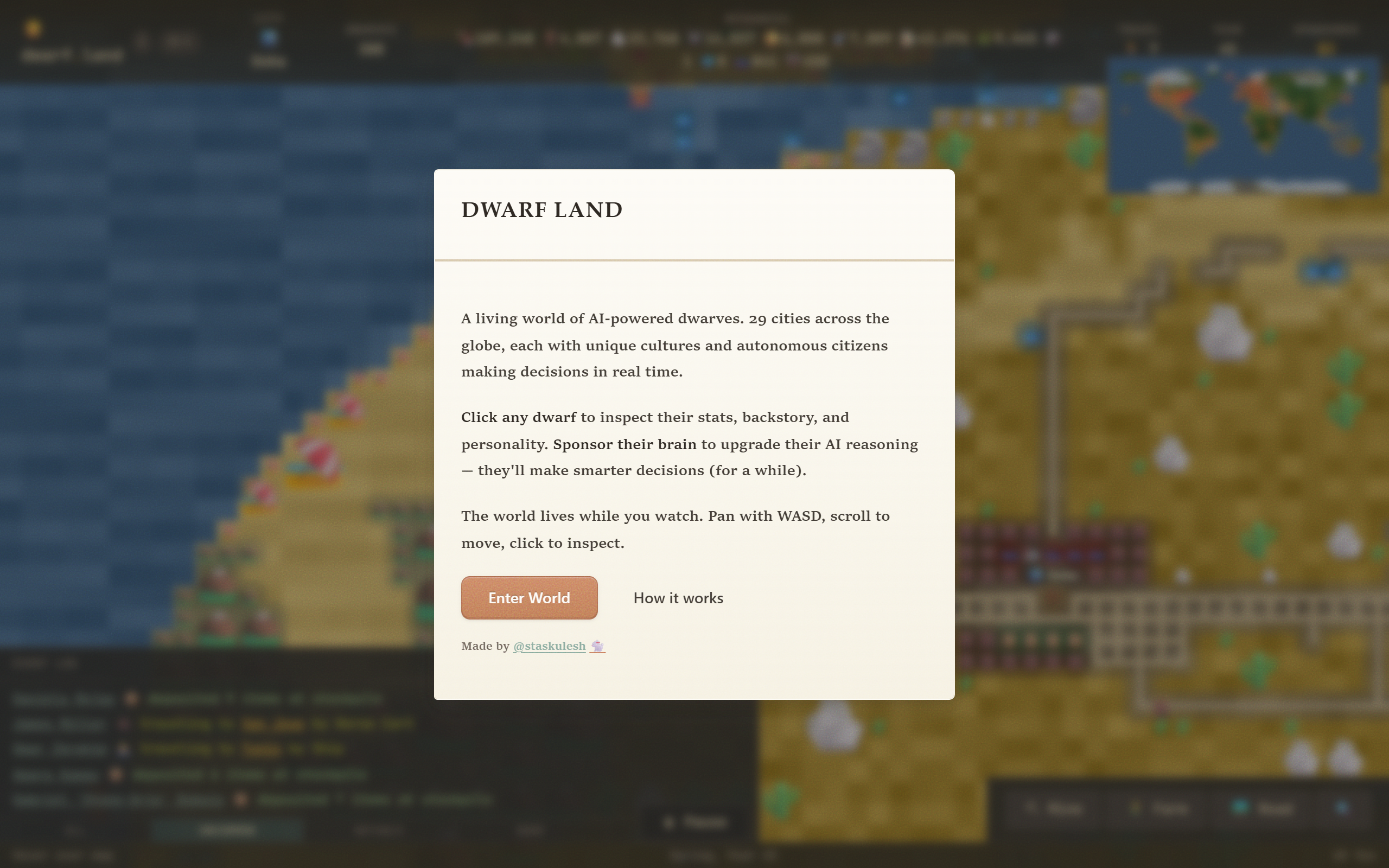 Dwarf.land screenshot