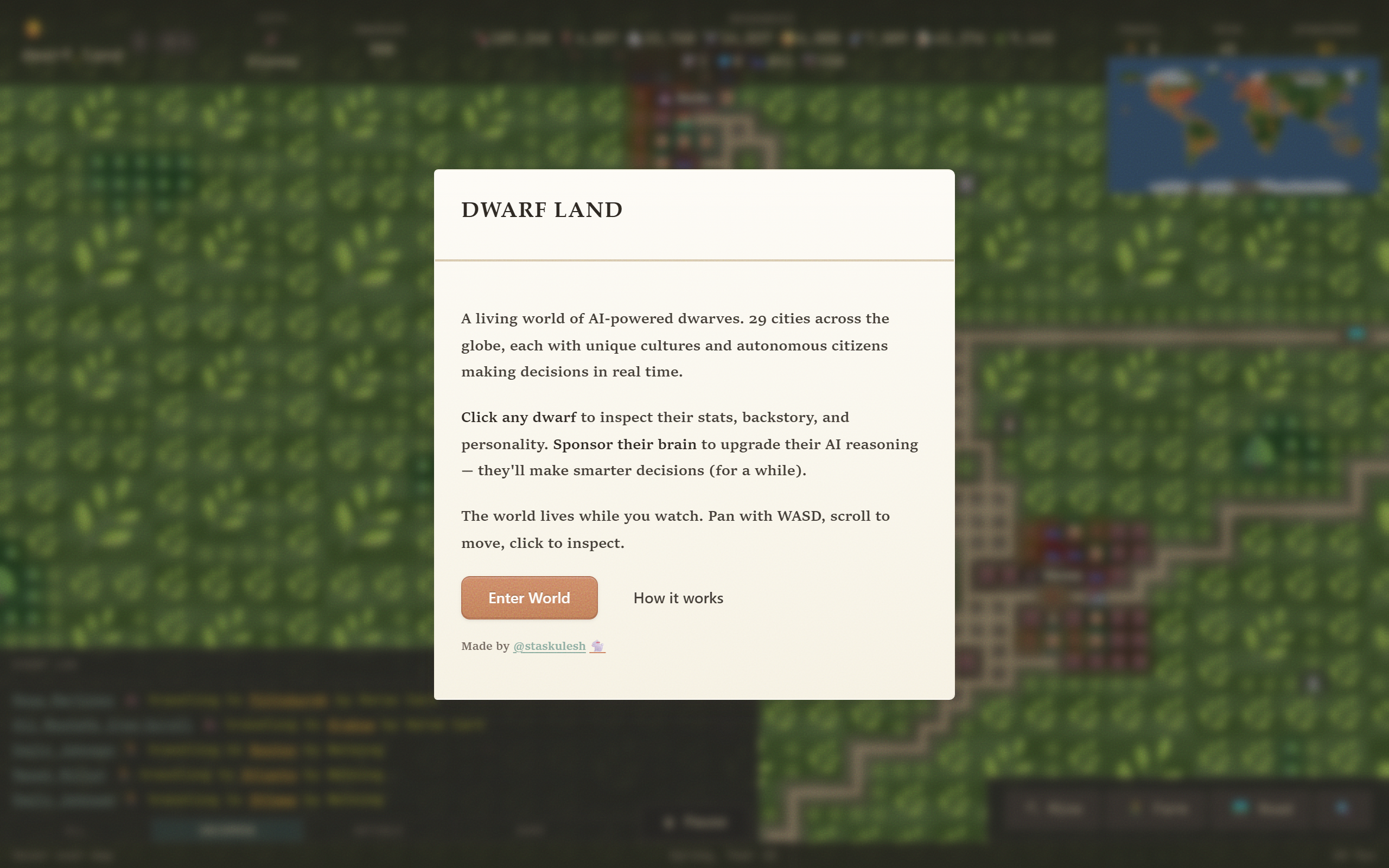 Dwarf.land screenshot
