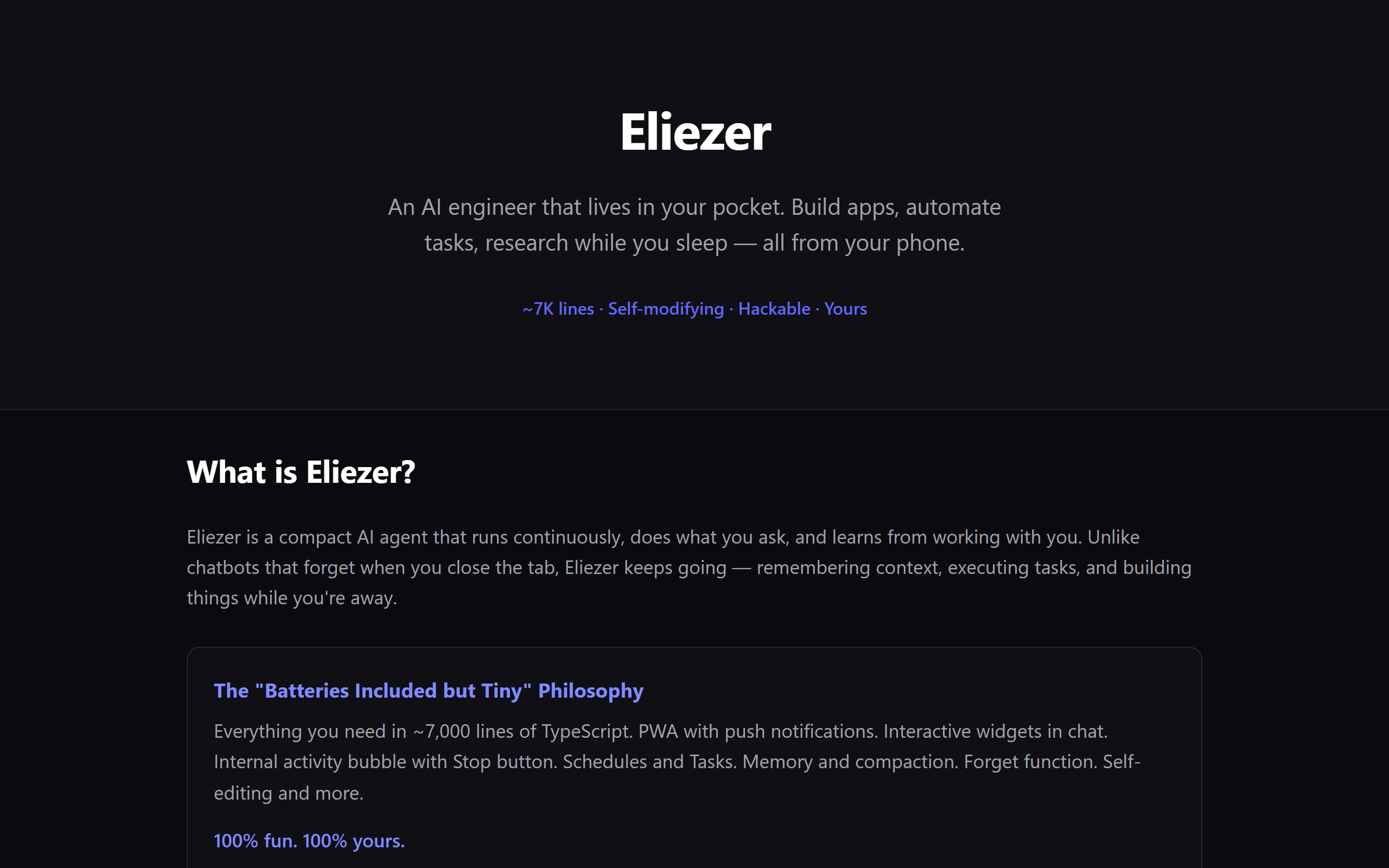 Eliezer screenshot