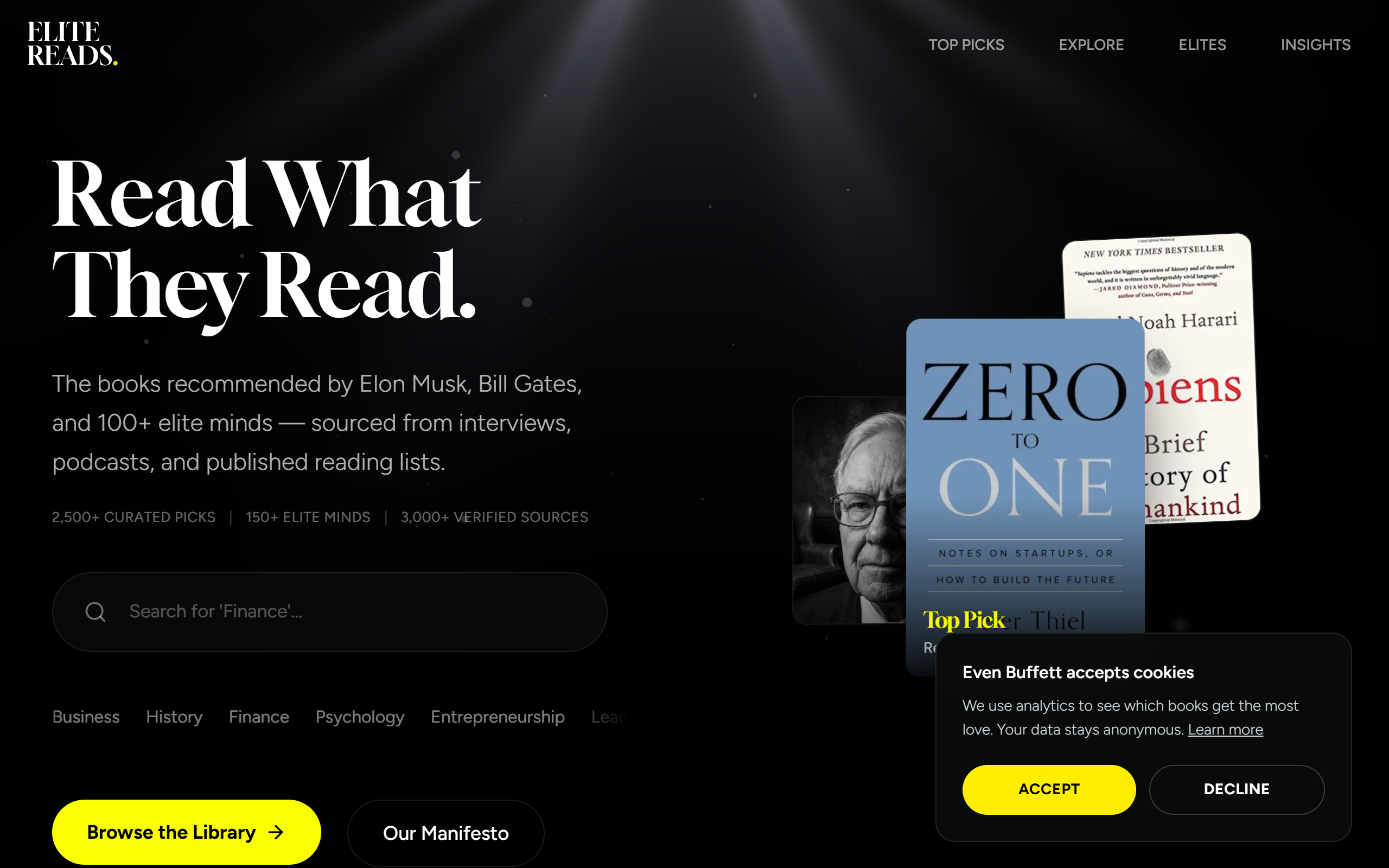 EliteReads screenshot