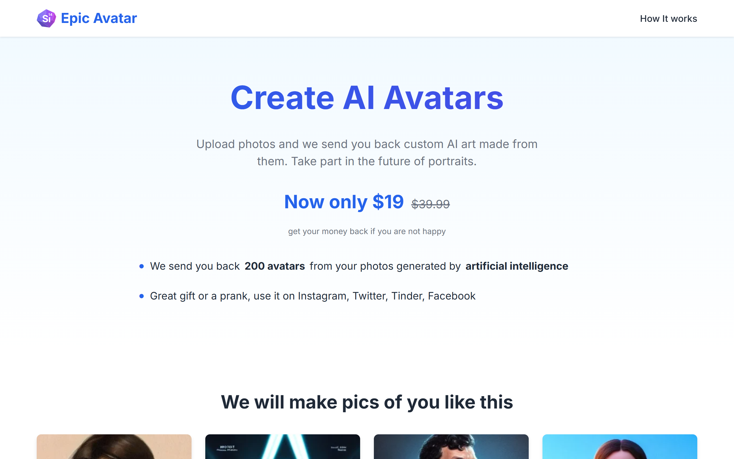 EpicAvatar screenshot