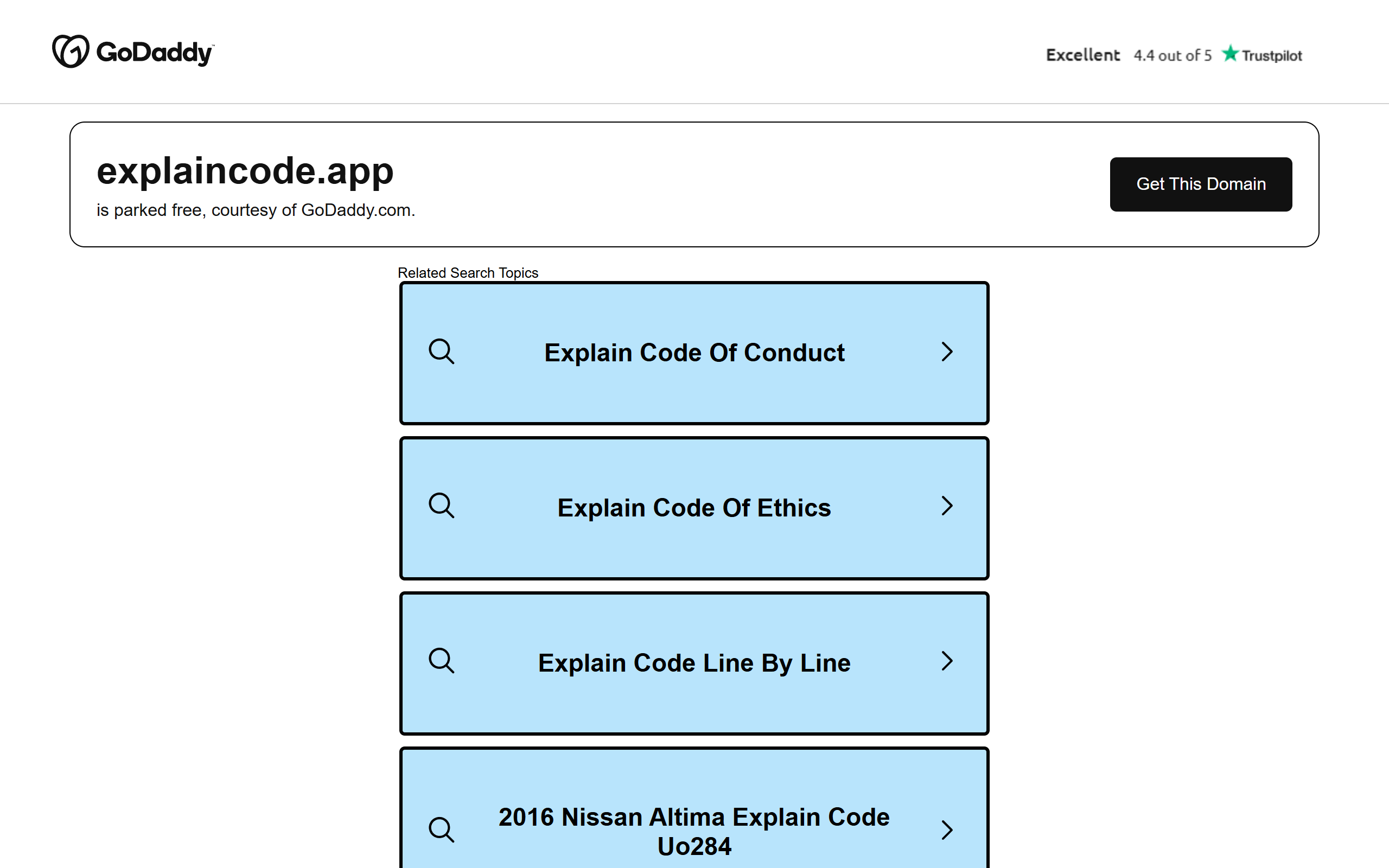 Explain Code App screenshot