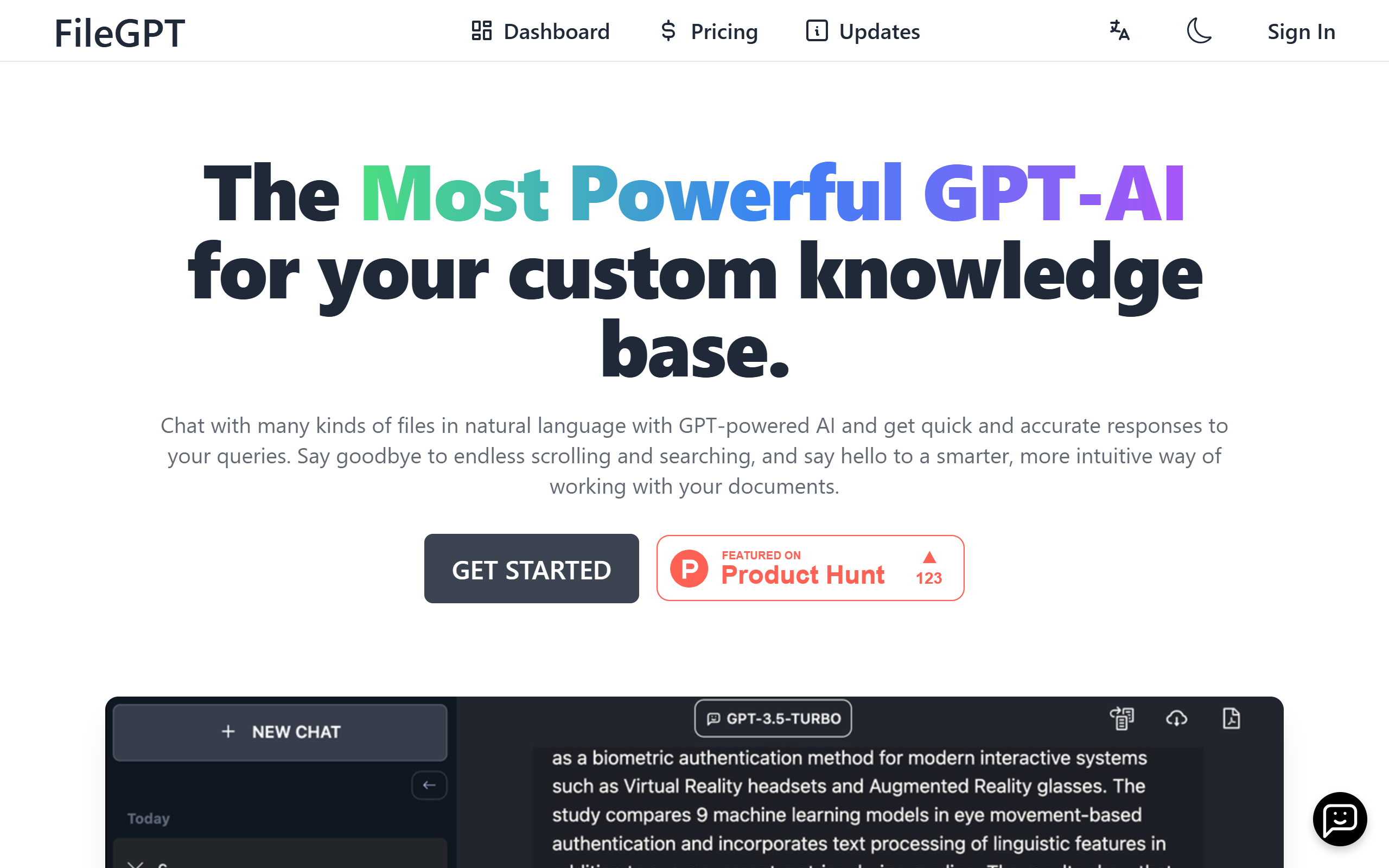 FileGPT screenshot