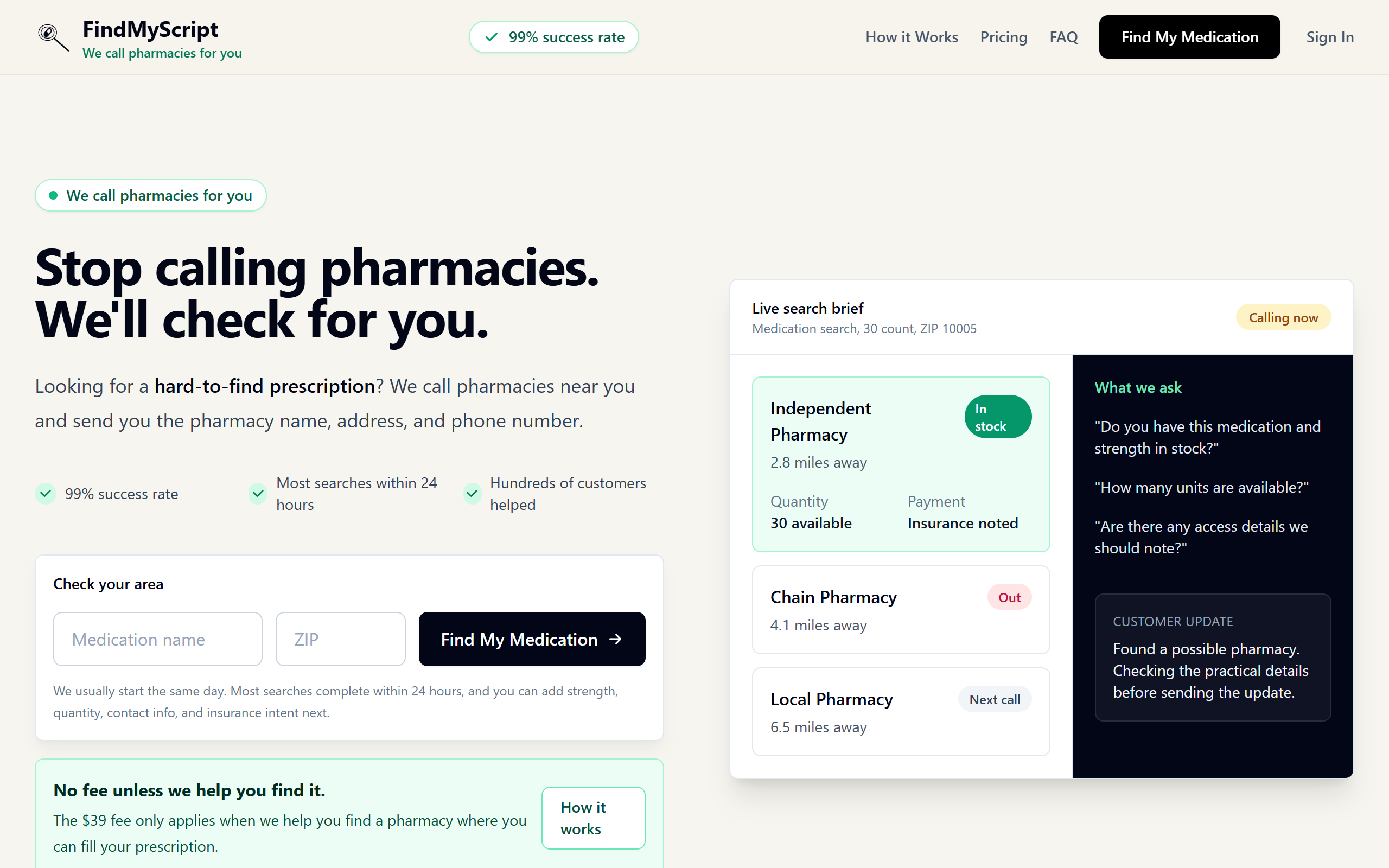 Find My Script screenshot
