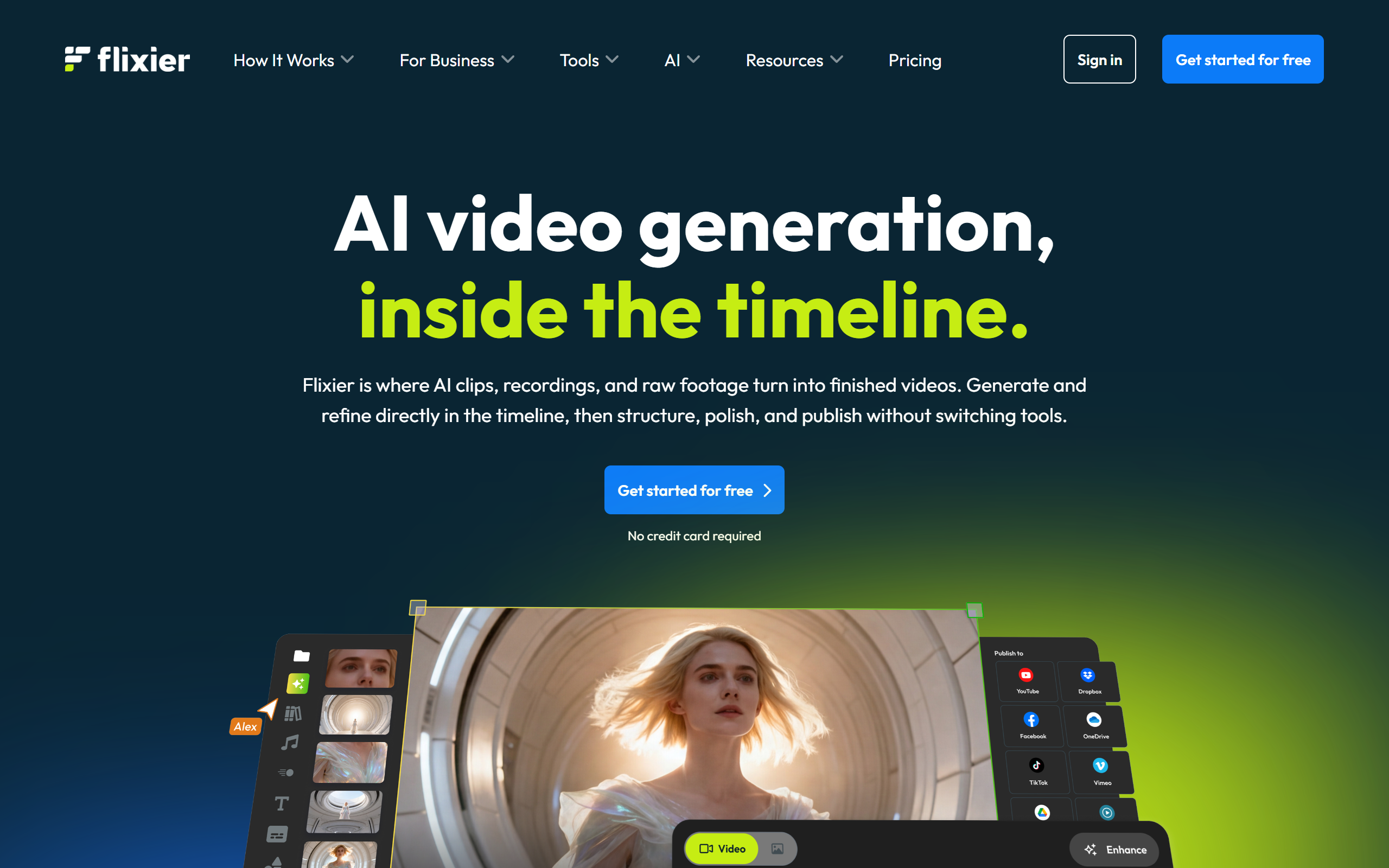 Flixier screenshot