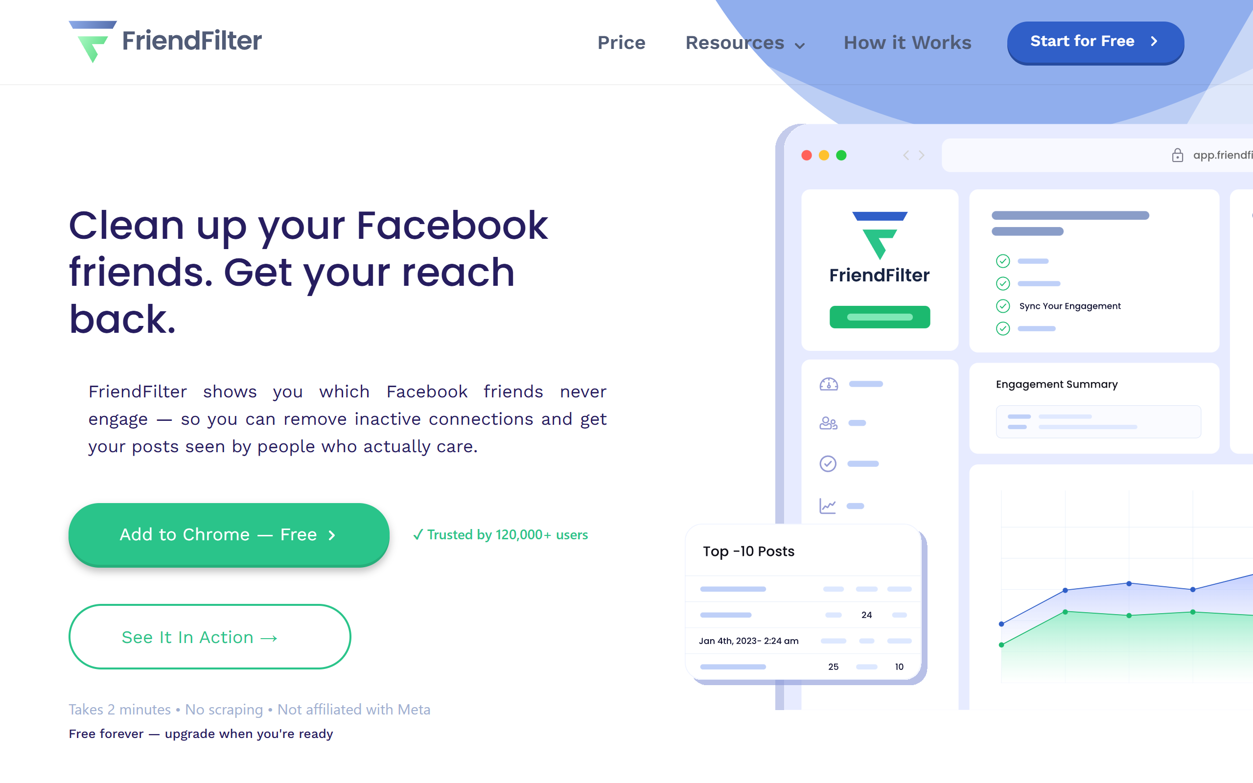 Friendfilter screenshot