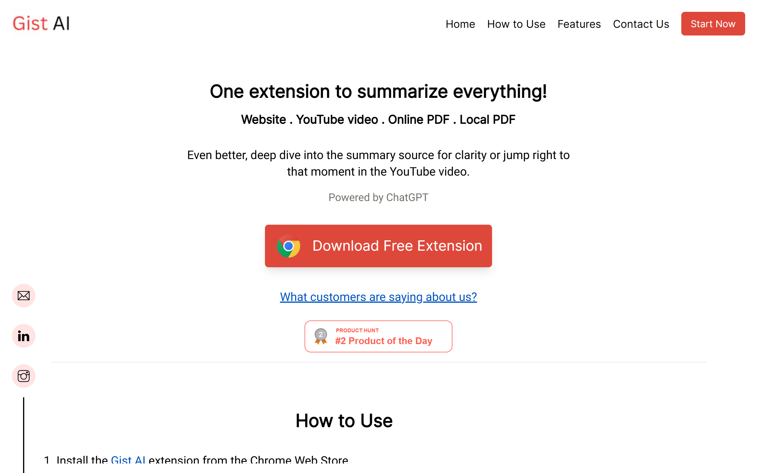 Gist AI screenshot
