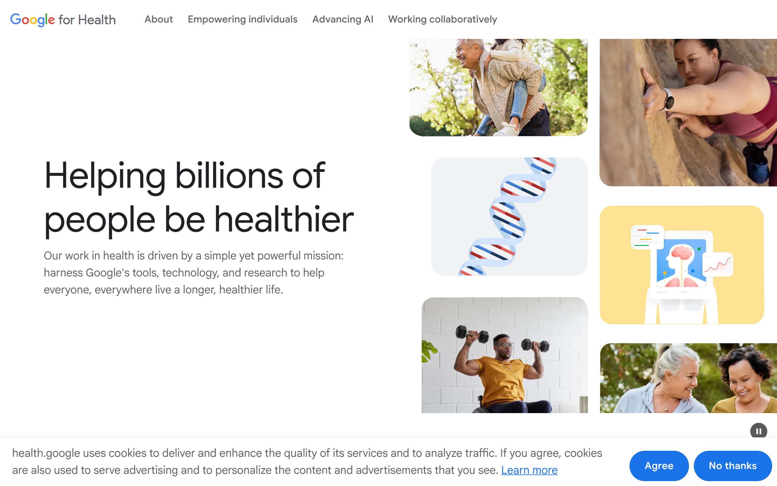 Google Health screenshot