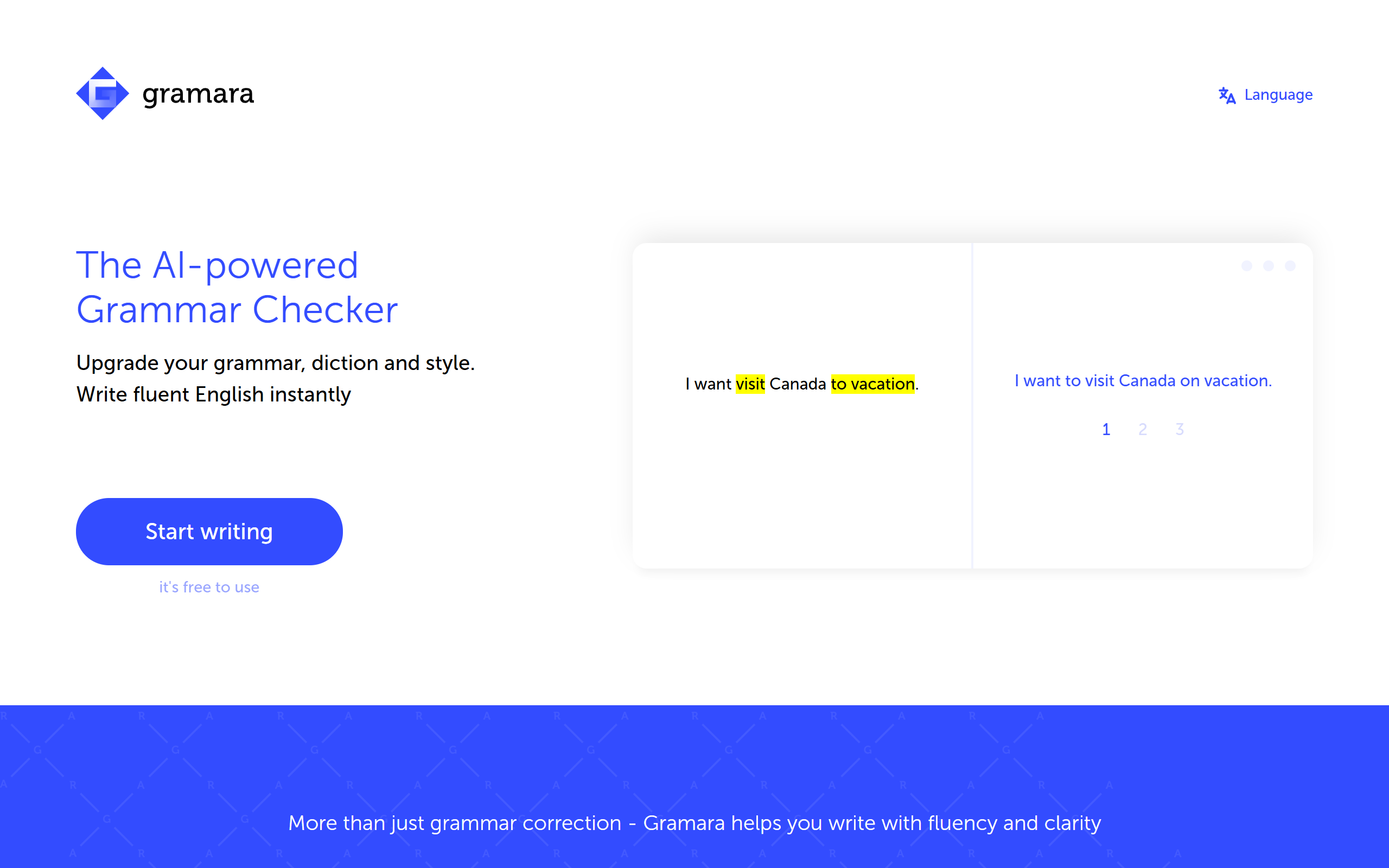 Gramara screenshot