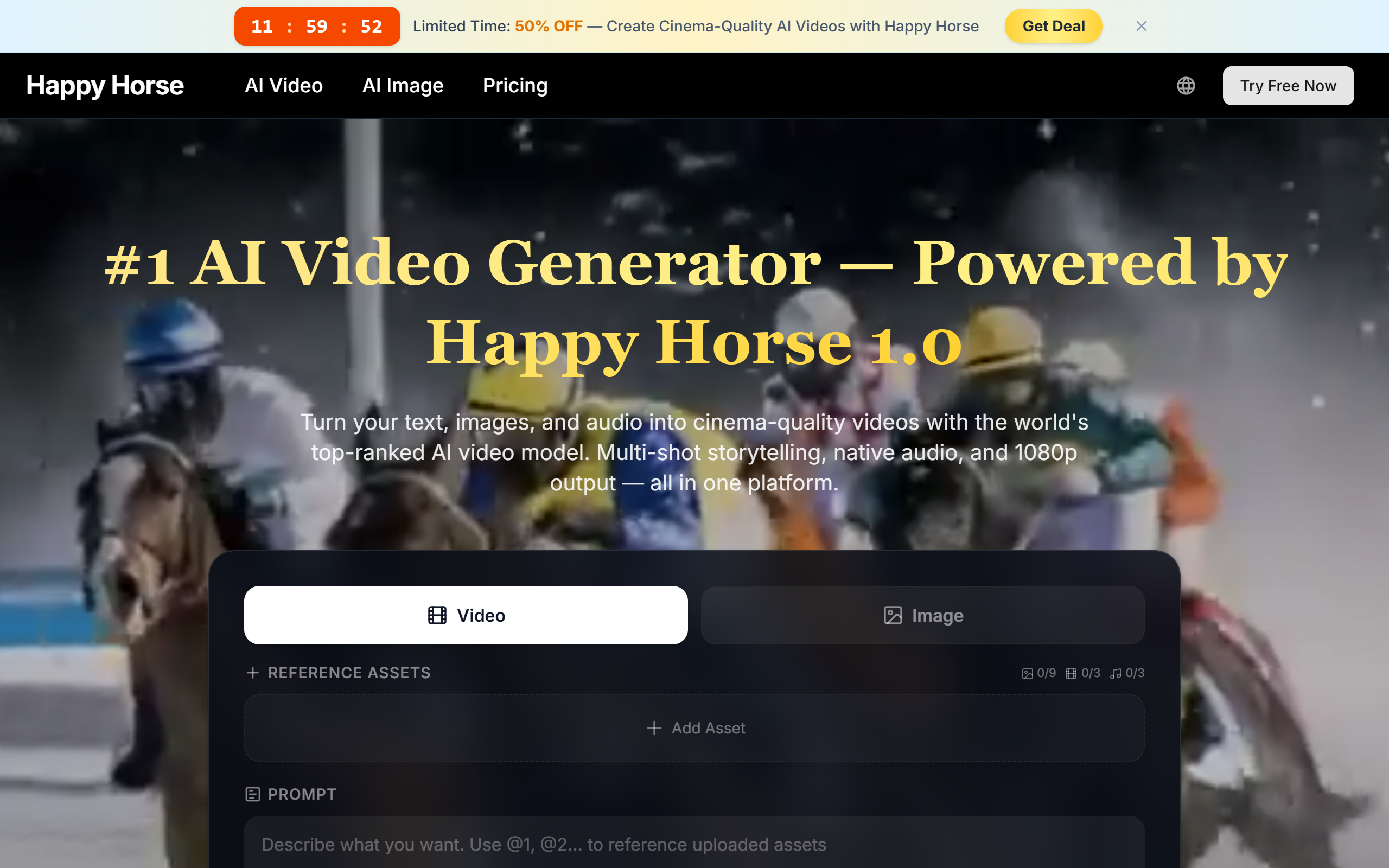 HappyHorse 1.0 screenshot