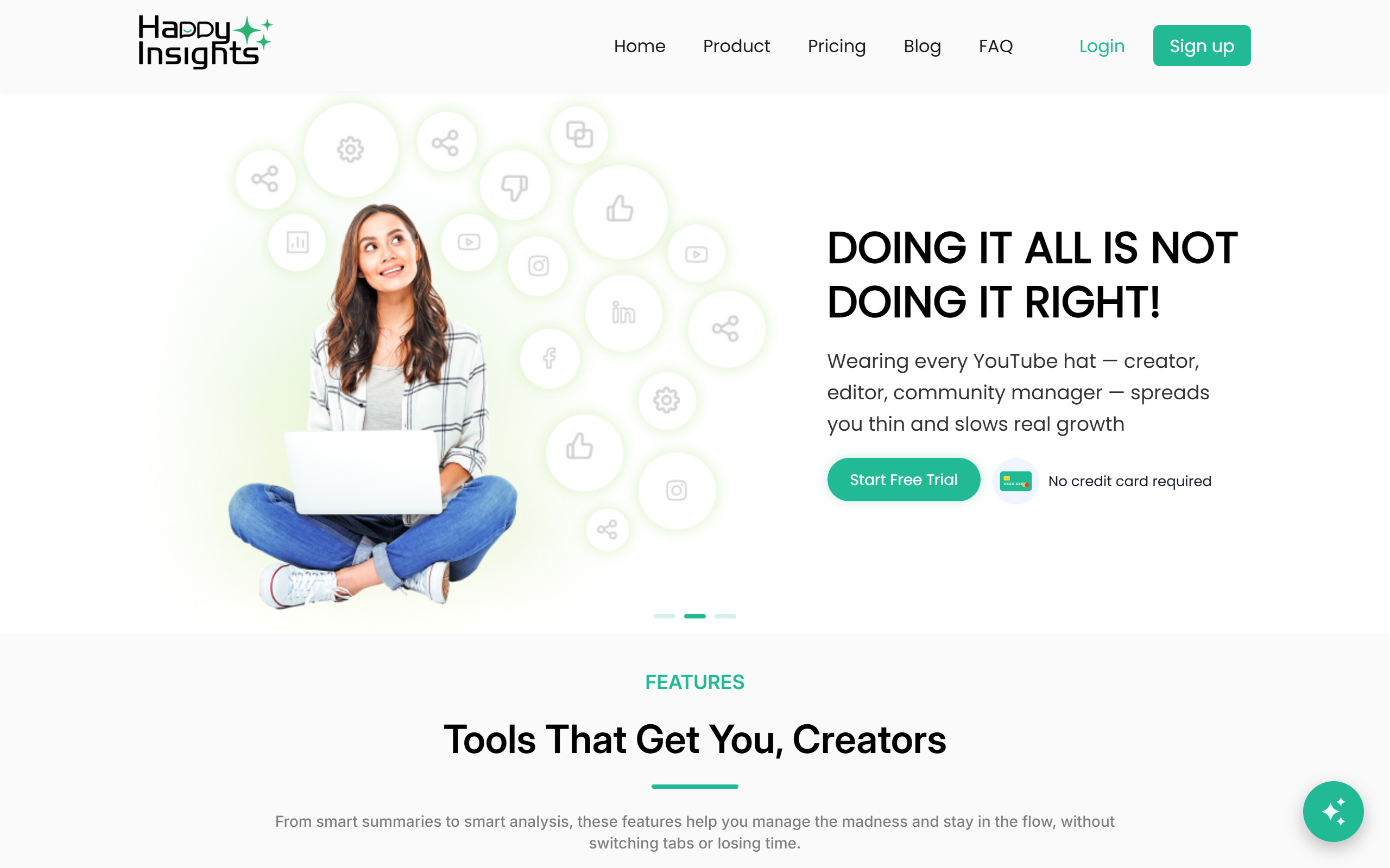 HappyInsights.ai screenshot