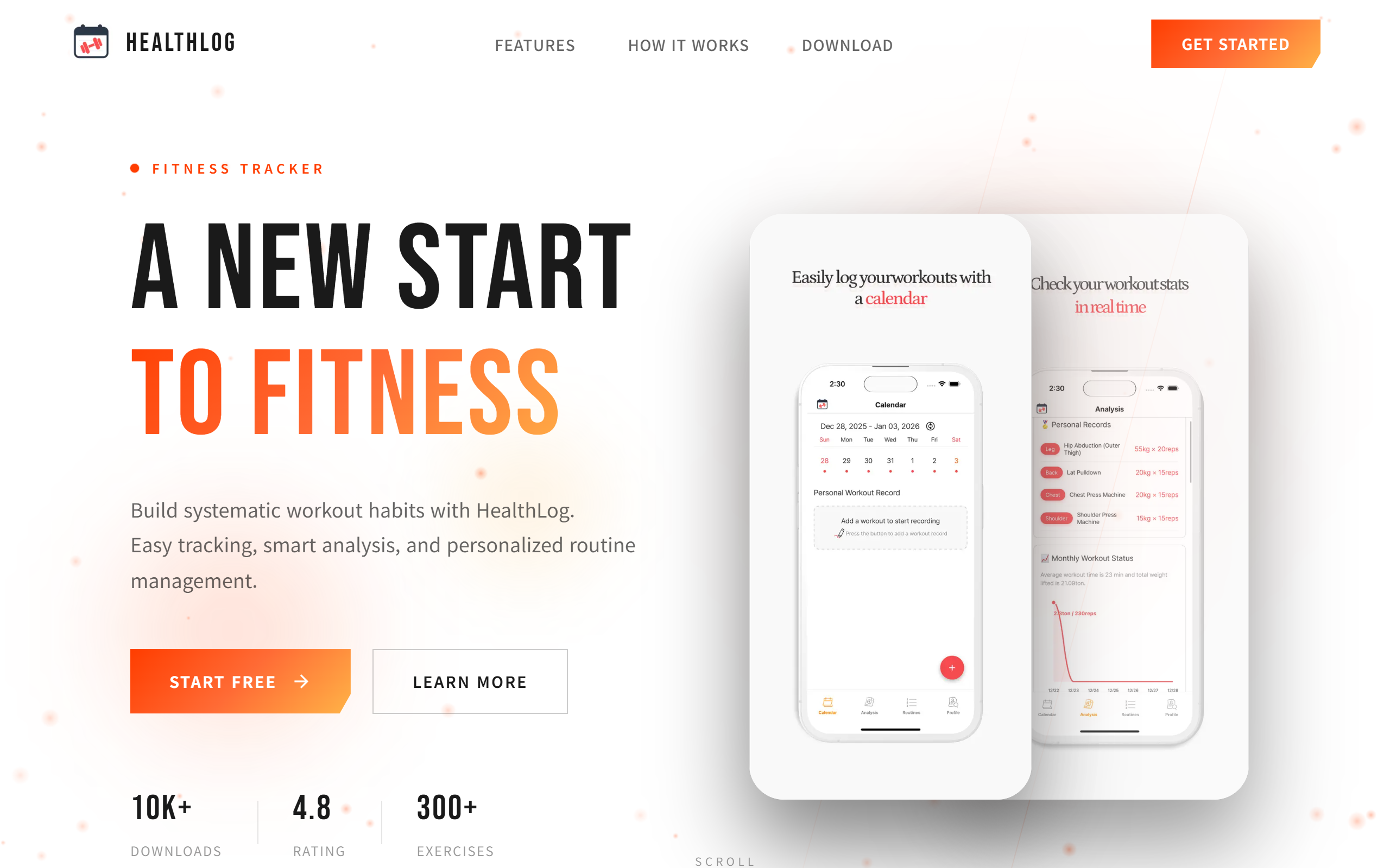 Health Log screenshot