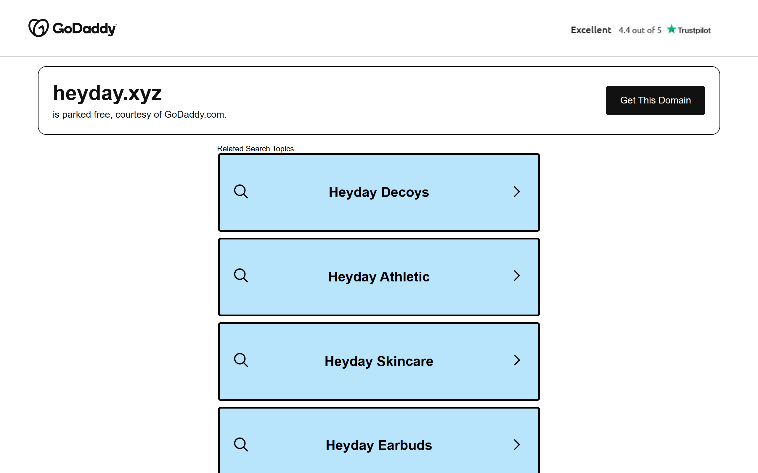 Heyday screenshot