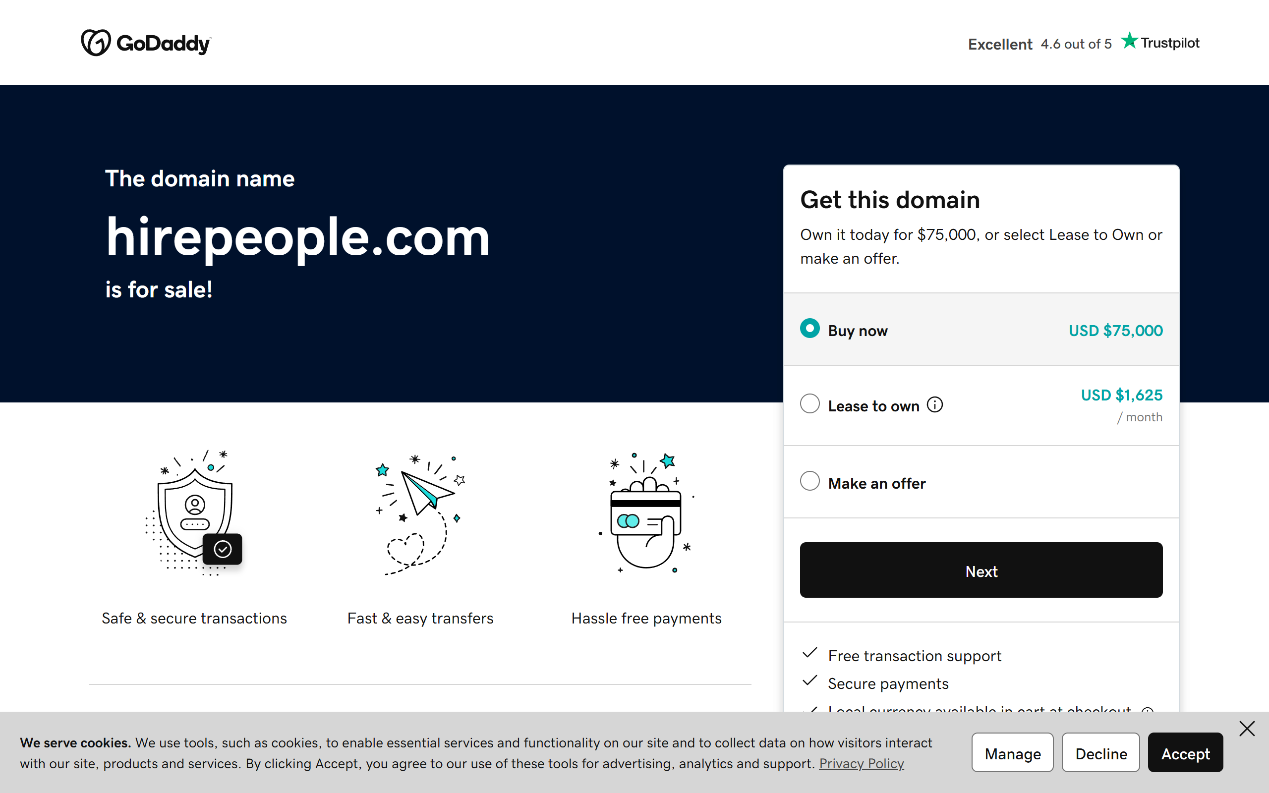 HirePeople screenshot