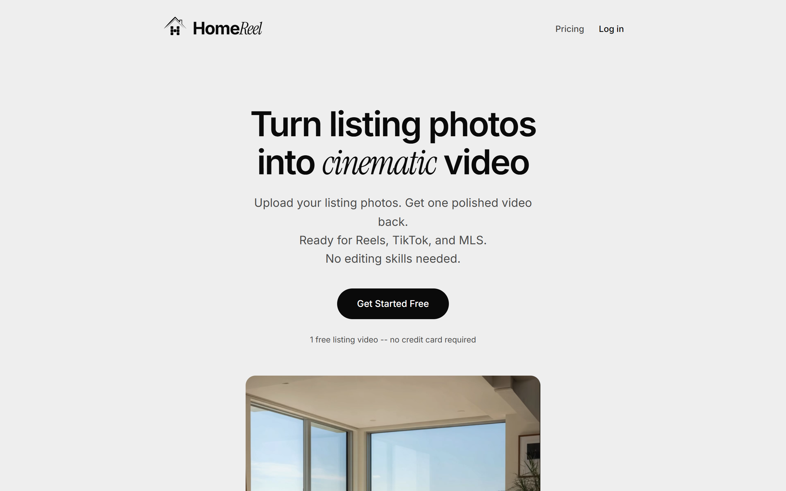 HomeReel screenshot